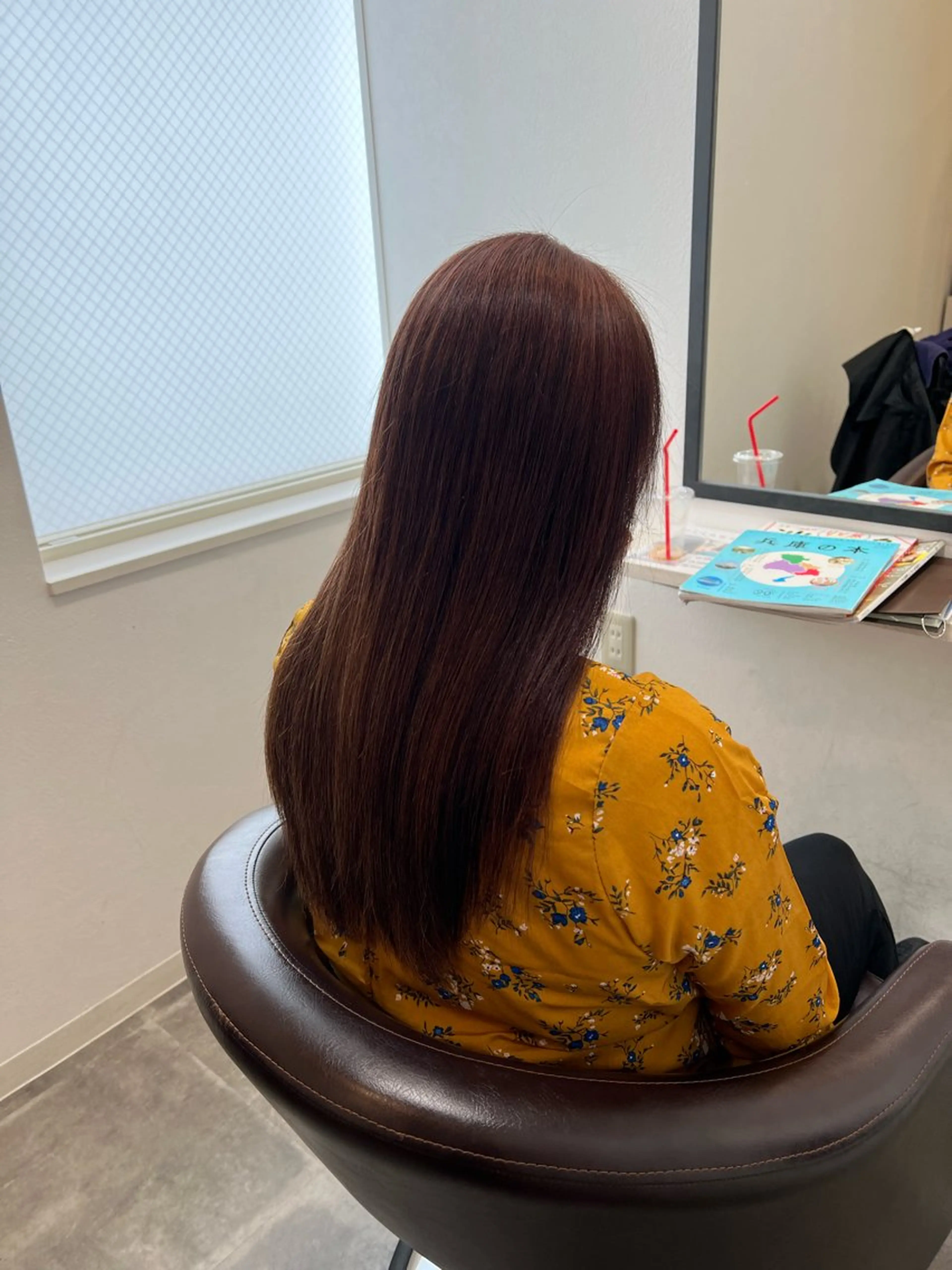 ロング 縮毛矯正 Naru┆川西能勢口 ┆髪質改善のヘアスタイル