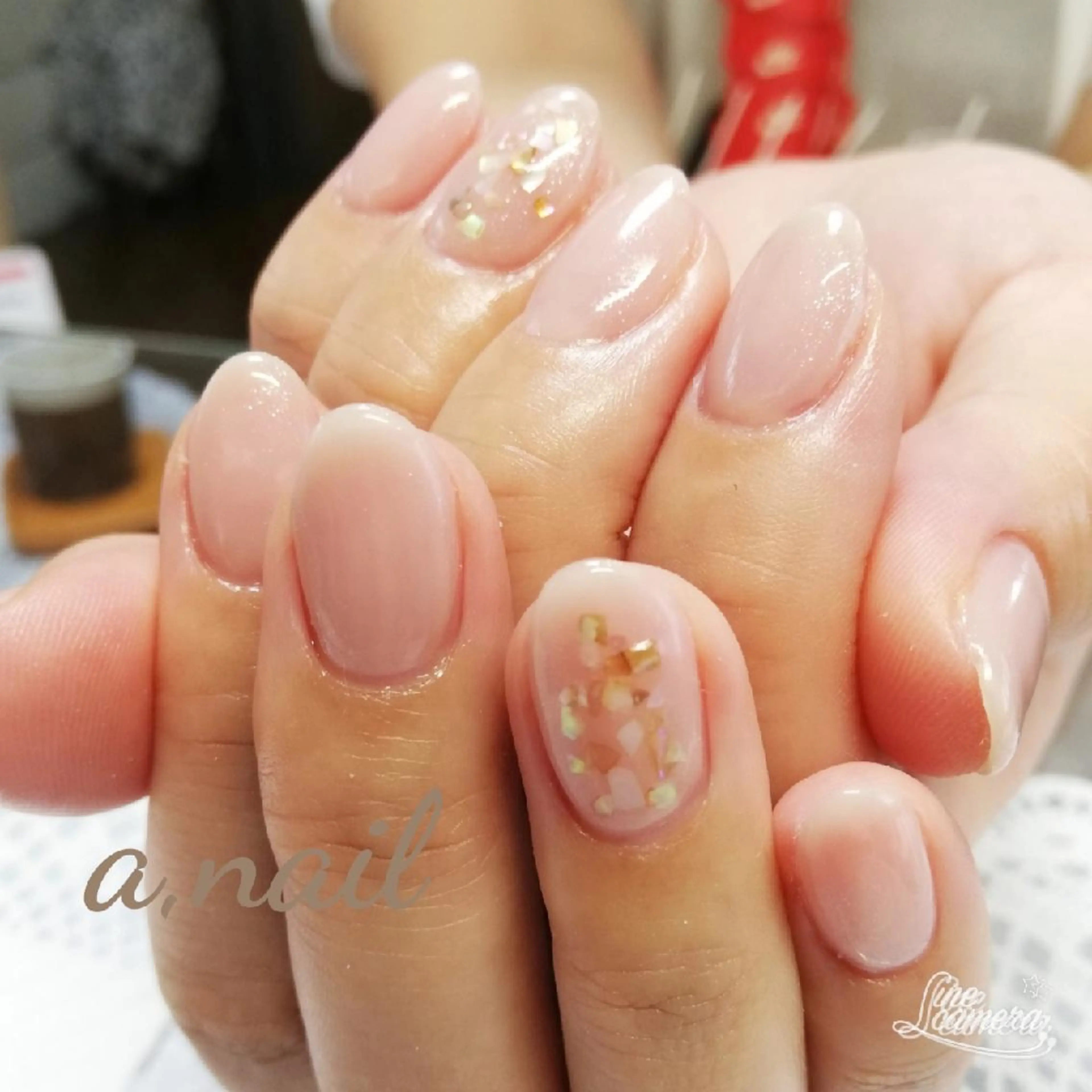 ネイル ピンク ハンドネイル ネイルサロン エーネイルのネイルデザイン