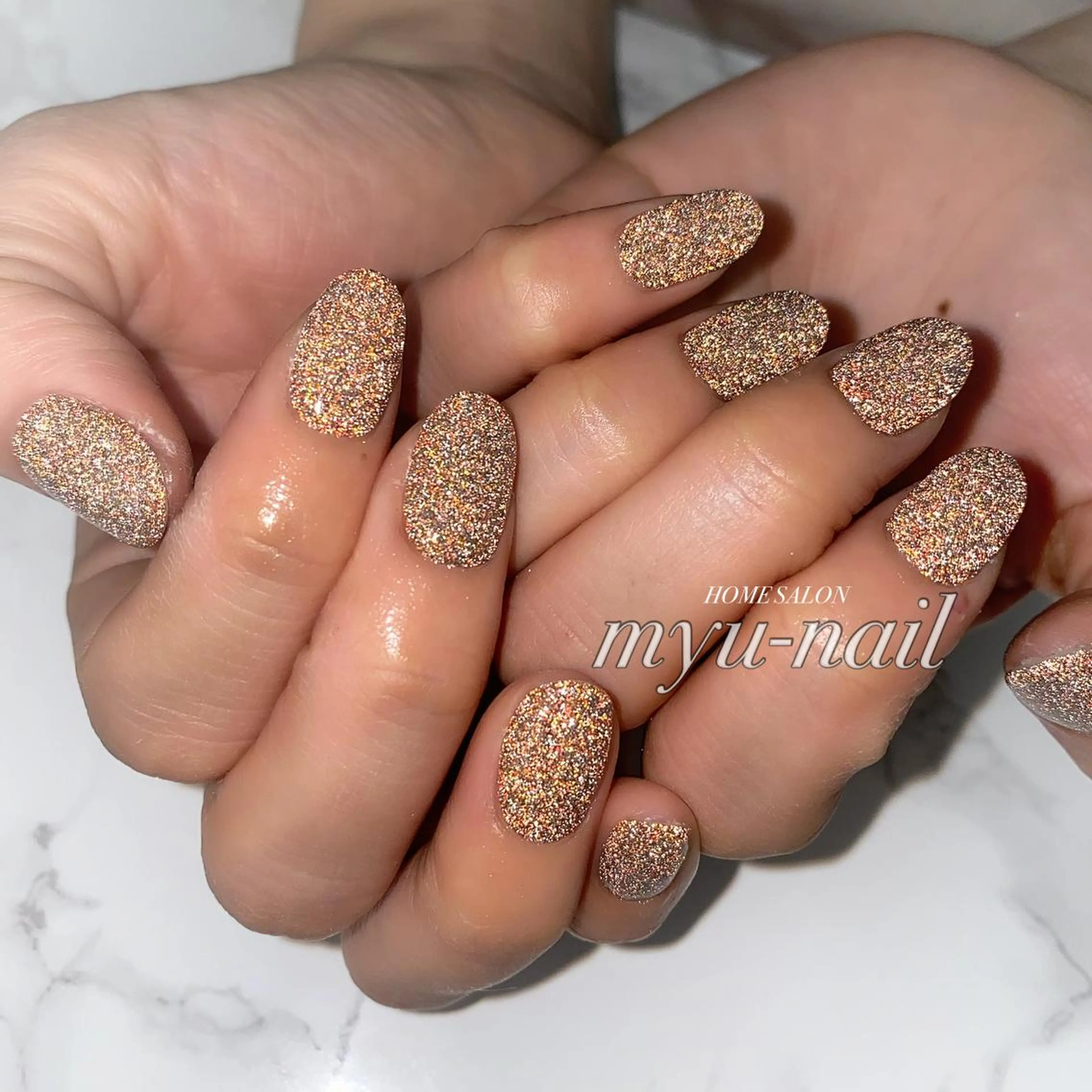 ネイル フラッシュネイル ハンドネイル ホームサロン myu-nailのネイルデザイン