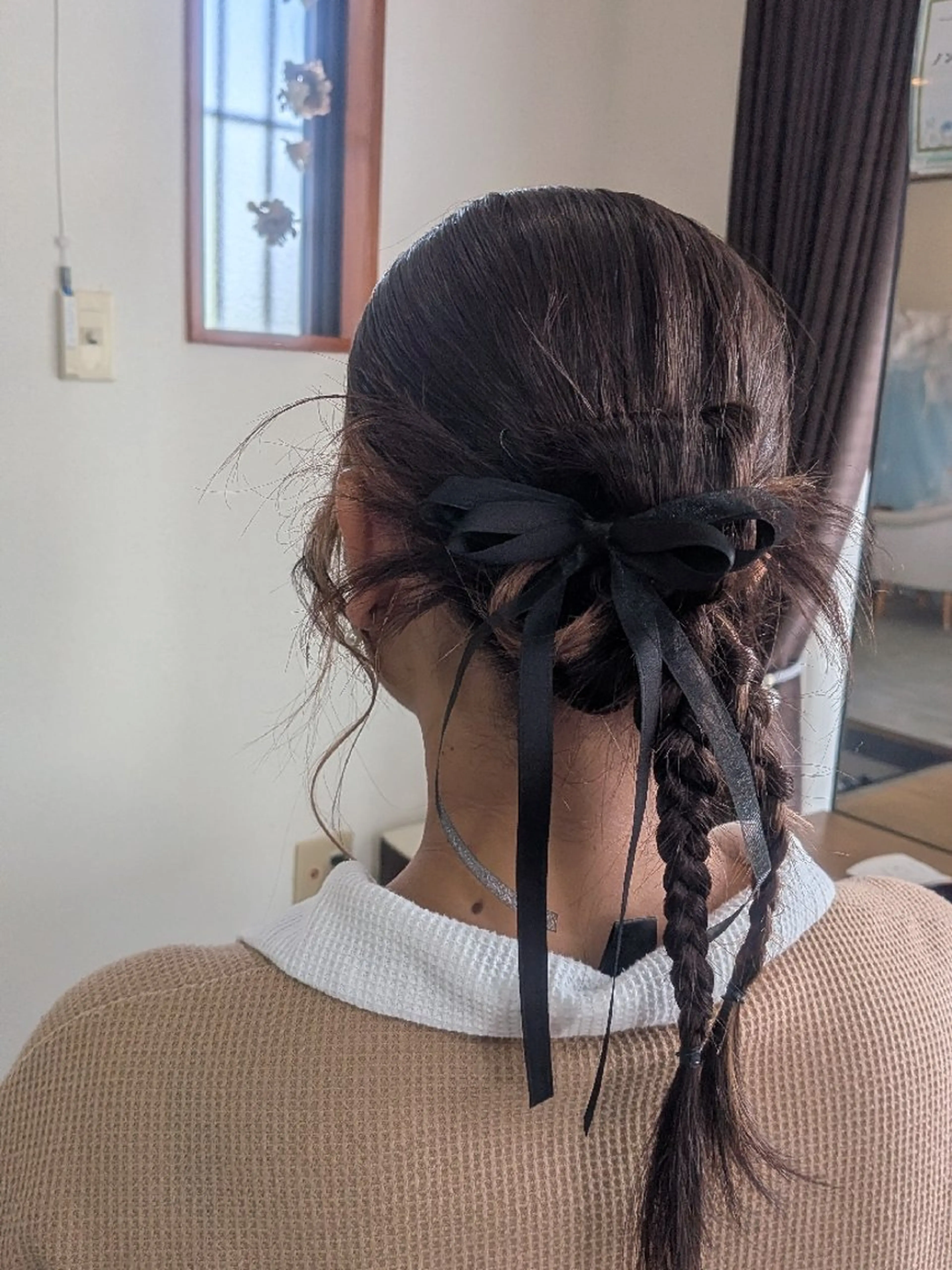 ヘアアレンジ 三つ編み ヘアセット HI SAの眉毛・アイブロウイメージ