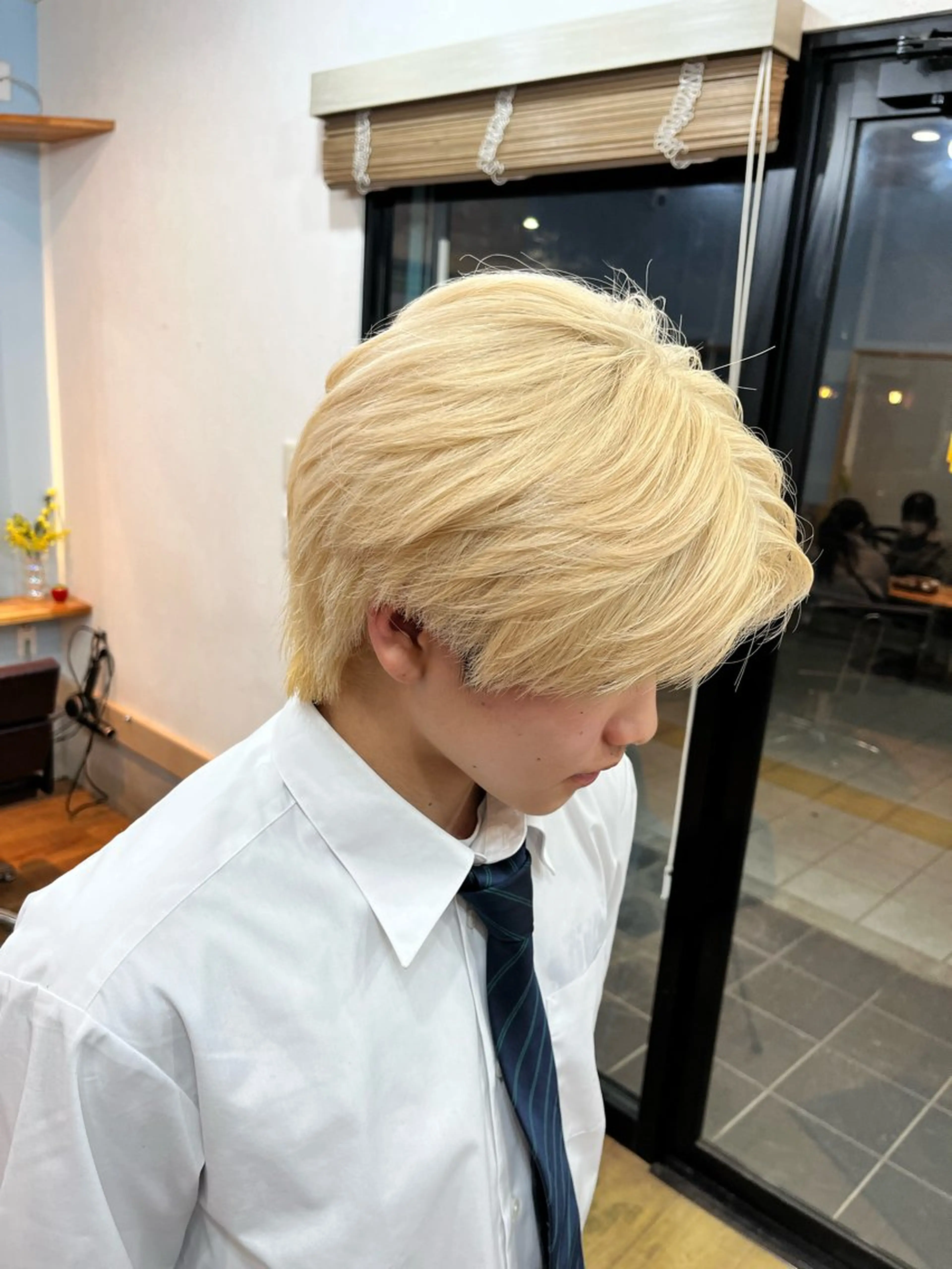 ショート カラー メンズ メンズブリーチ メンズインナーカラー ブリーチ ダブルカラー インナーカラー ヘアカラー トリートメント 🫧ハイトーン/ ブリーチ🫧白石航汰のヘアスタイル