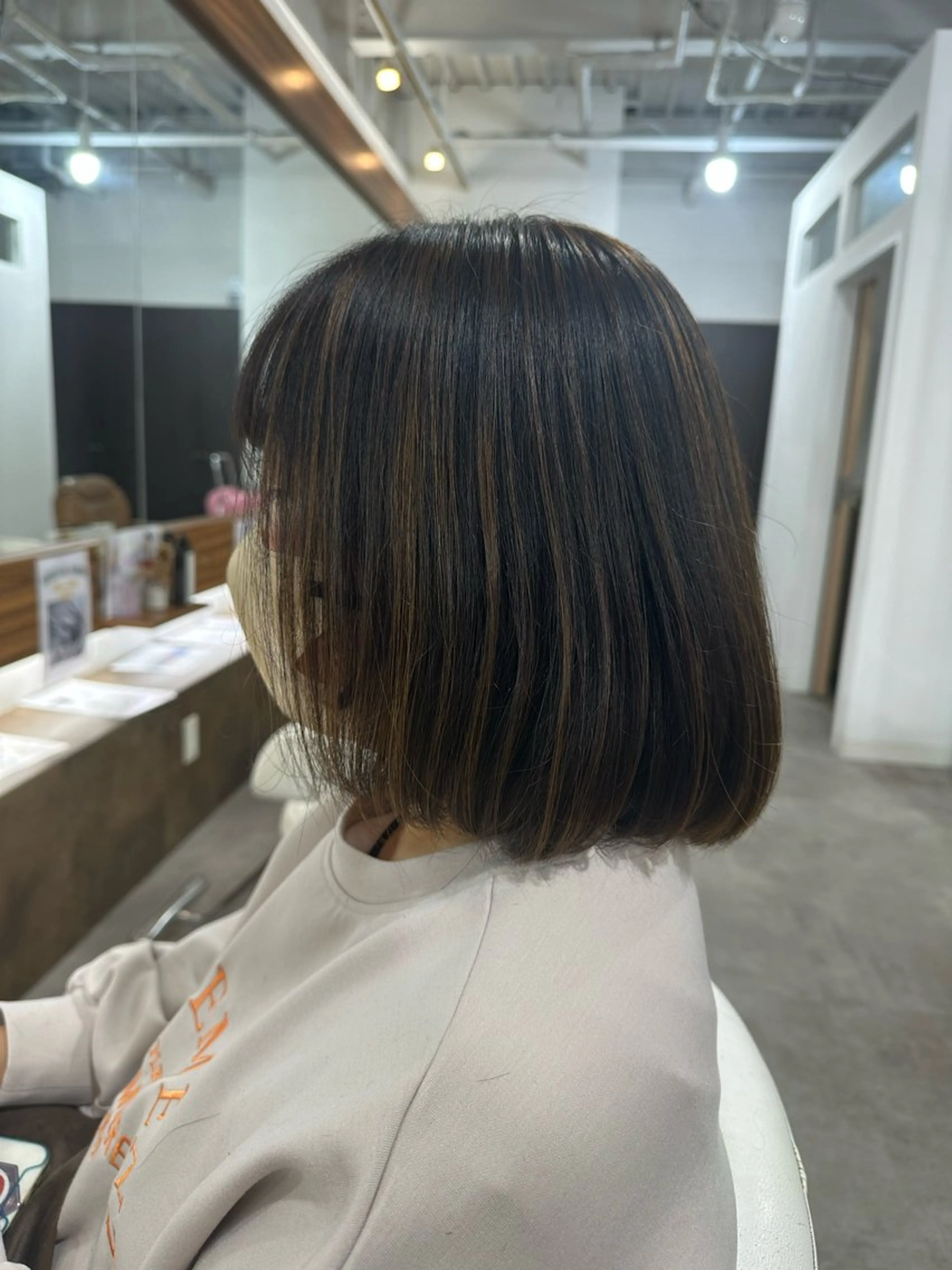 ショート カラー カット ヘアカラー 我満 宏映のヘアスタイル