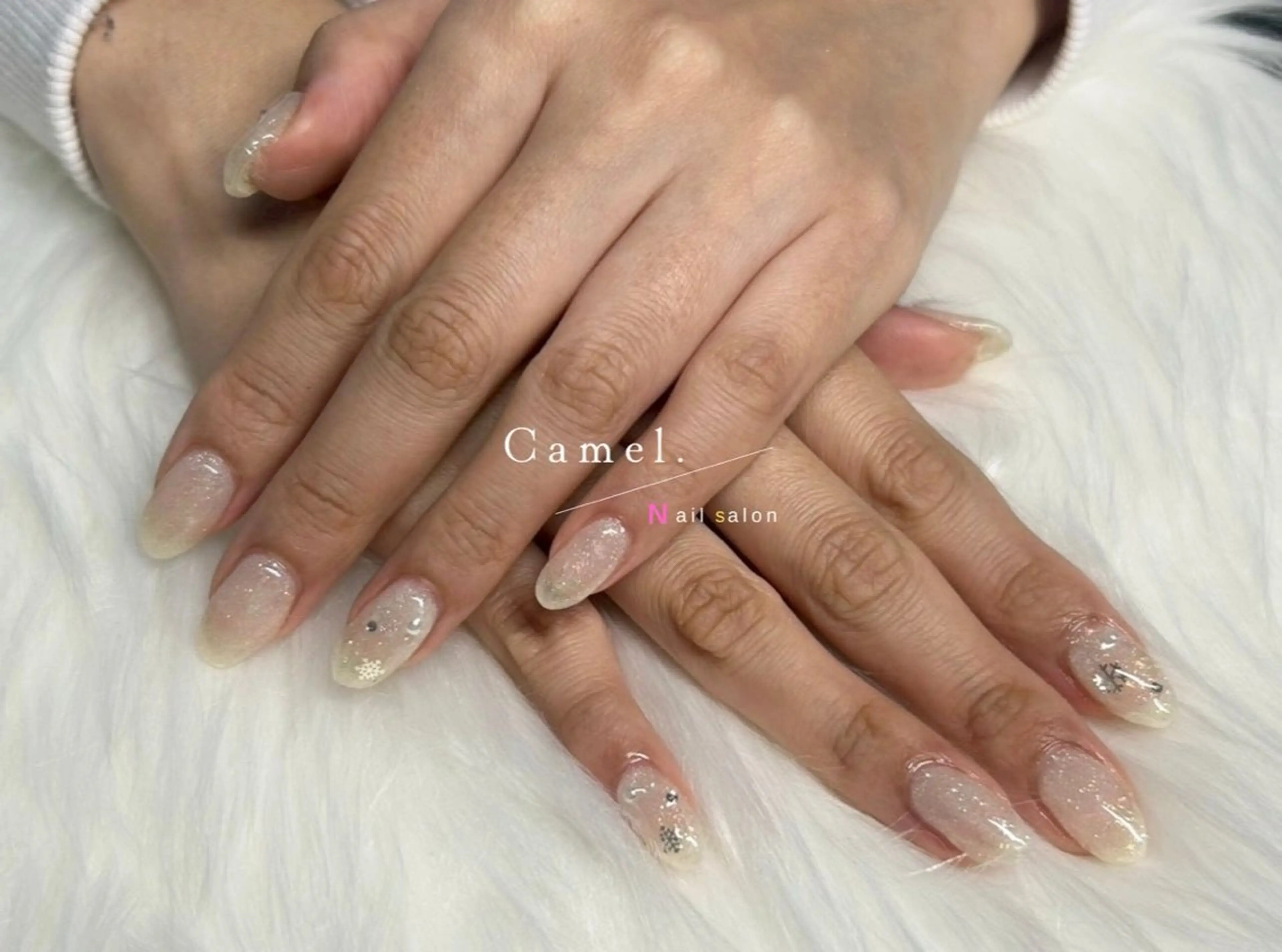 ネイル ハンドネイル Camel. YUIのネイルデザイン