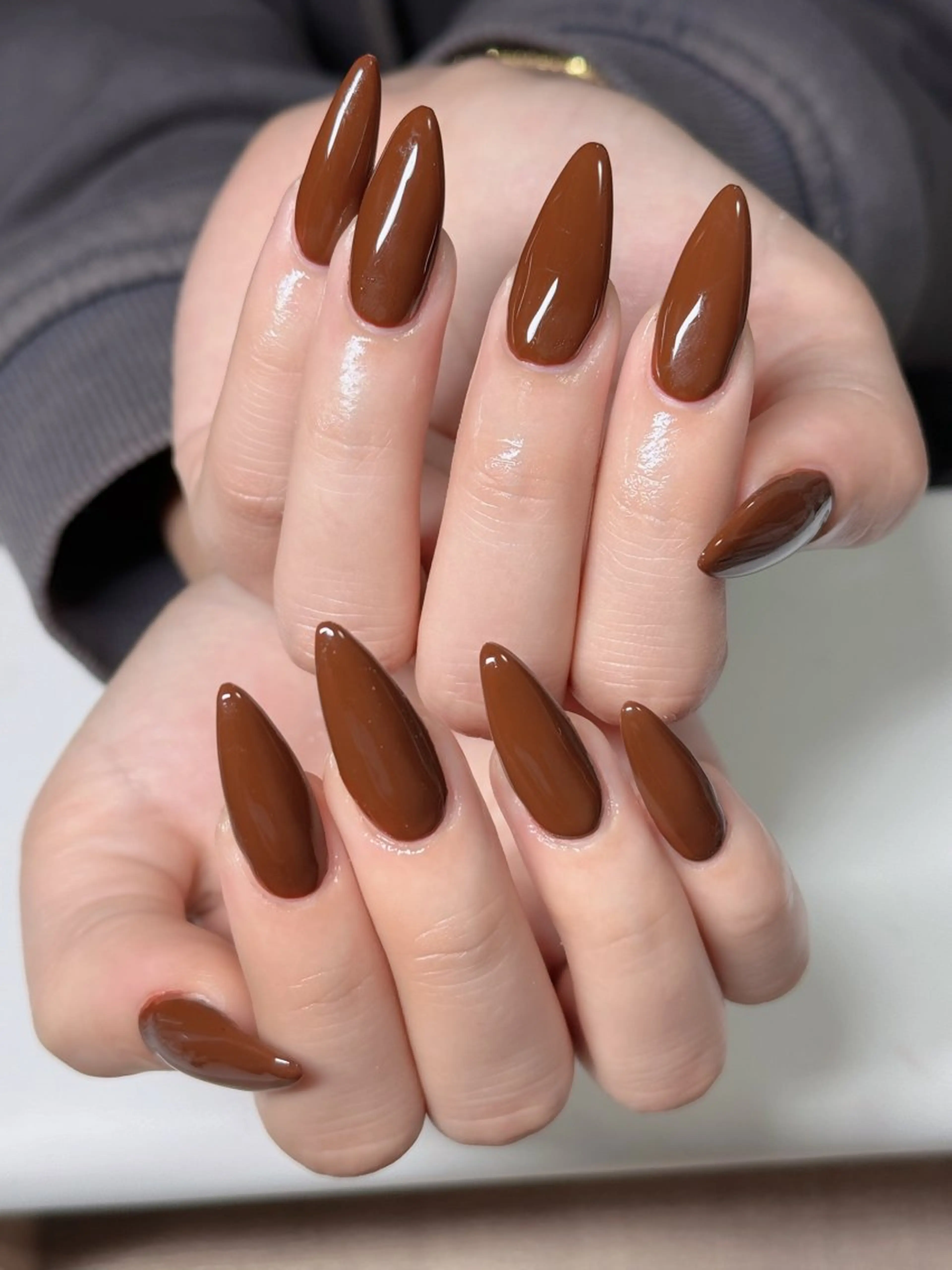 ネイル オーロラネイル フレンチネイル ジェルネイル ハロウィン キラキラネイル ハンドネイル H.baby Nail Salonのネイルデザイン