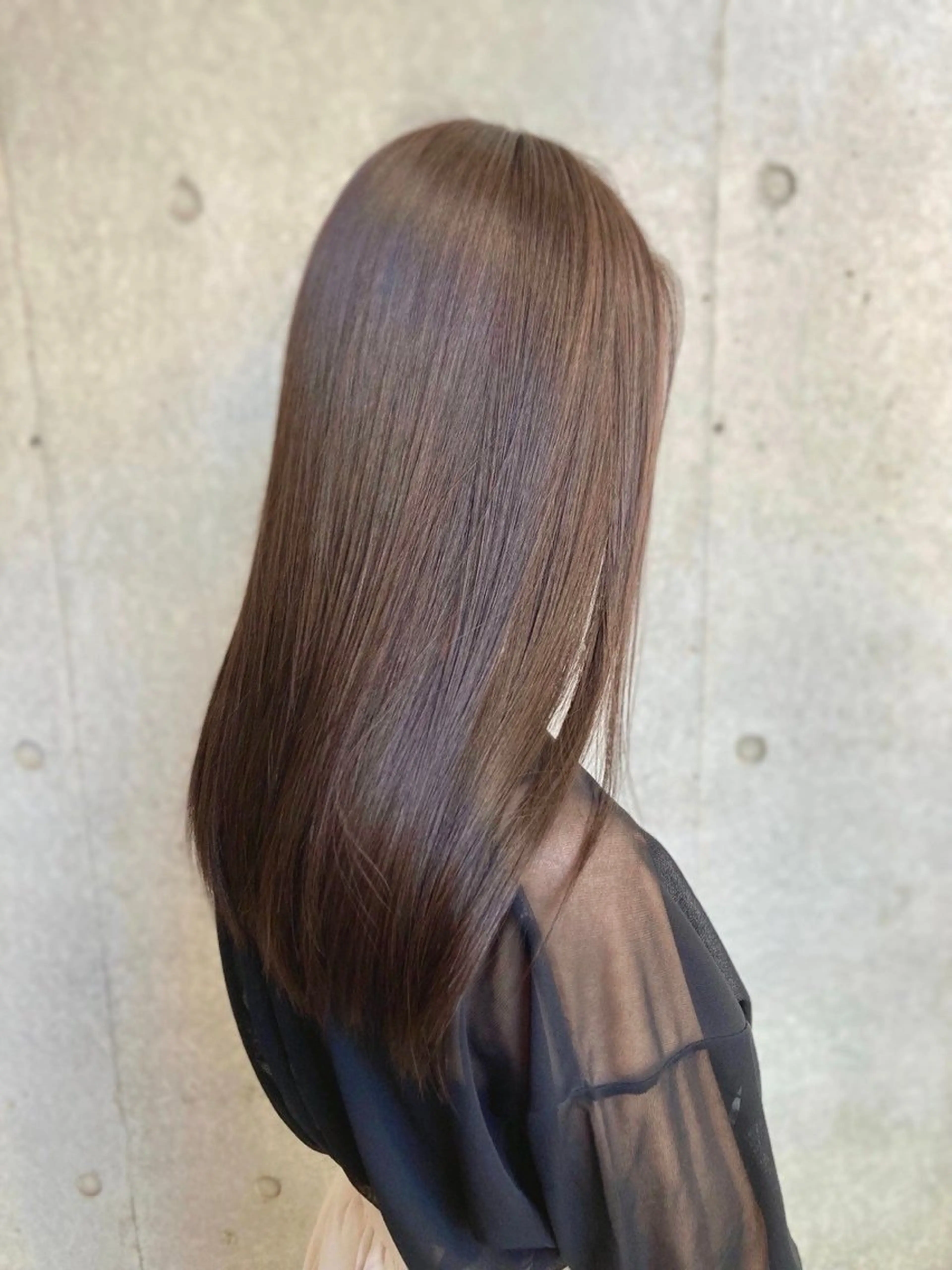 ロング 髪質改善 トリートメント カット ヘアカラー トリートメント 艶髪/透明感 レイヤー YUKIのヘアスタイル