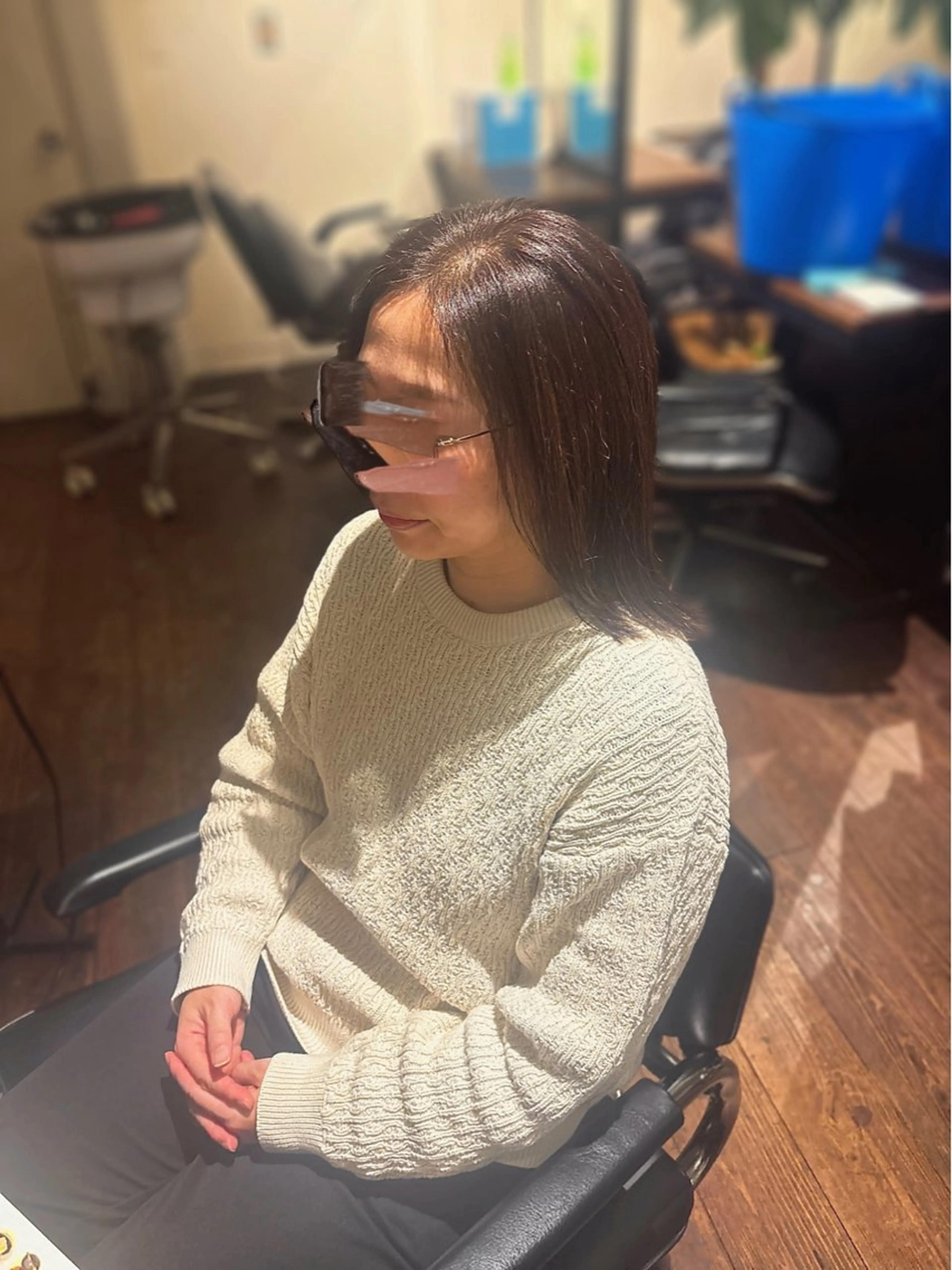 ミディアム つじ なちのヘアスタイル