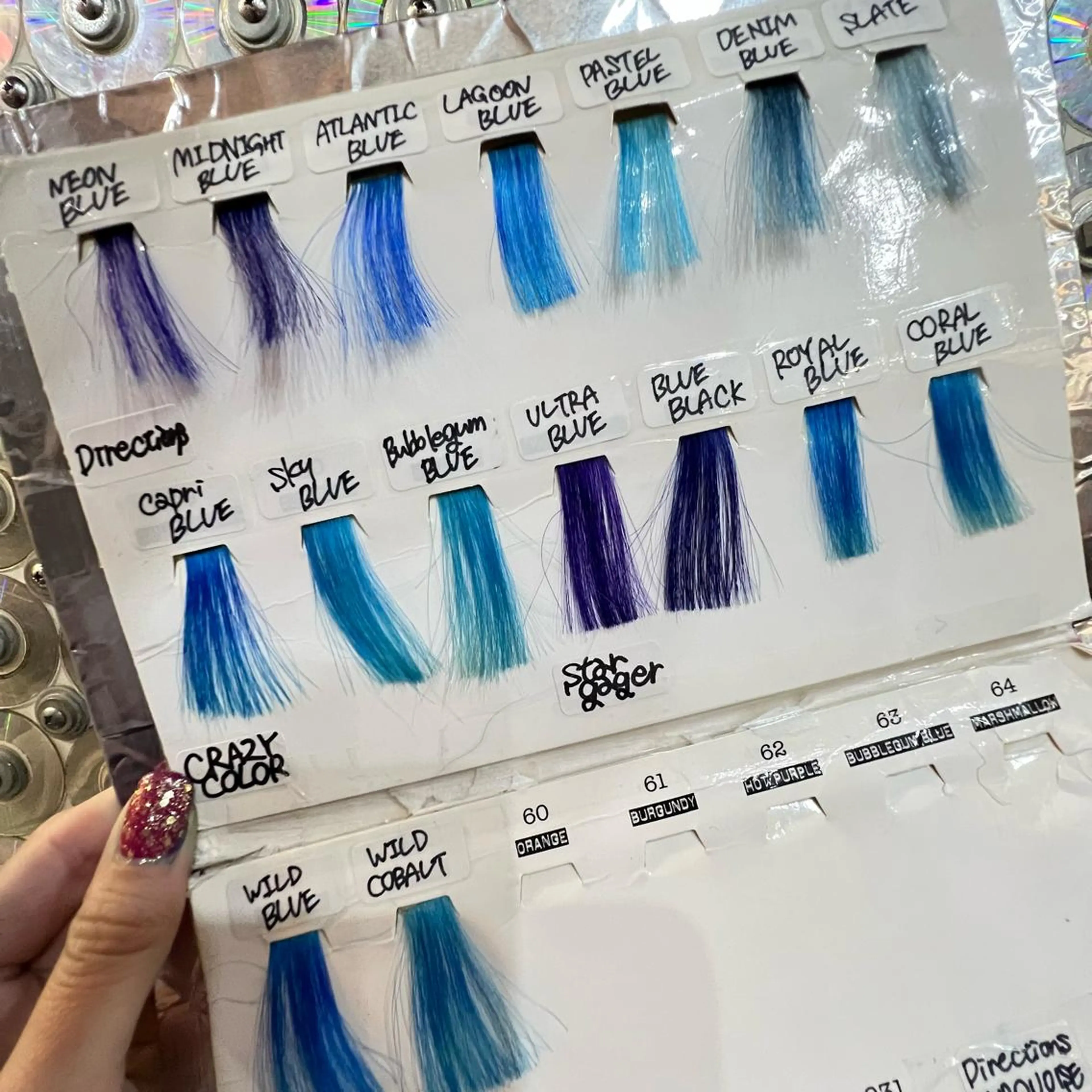 ミディアム カラー ブルーカラー KOYA ｺﾔのヘアスタイル