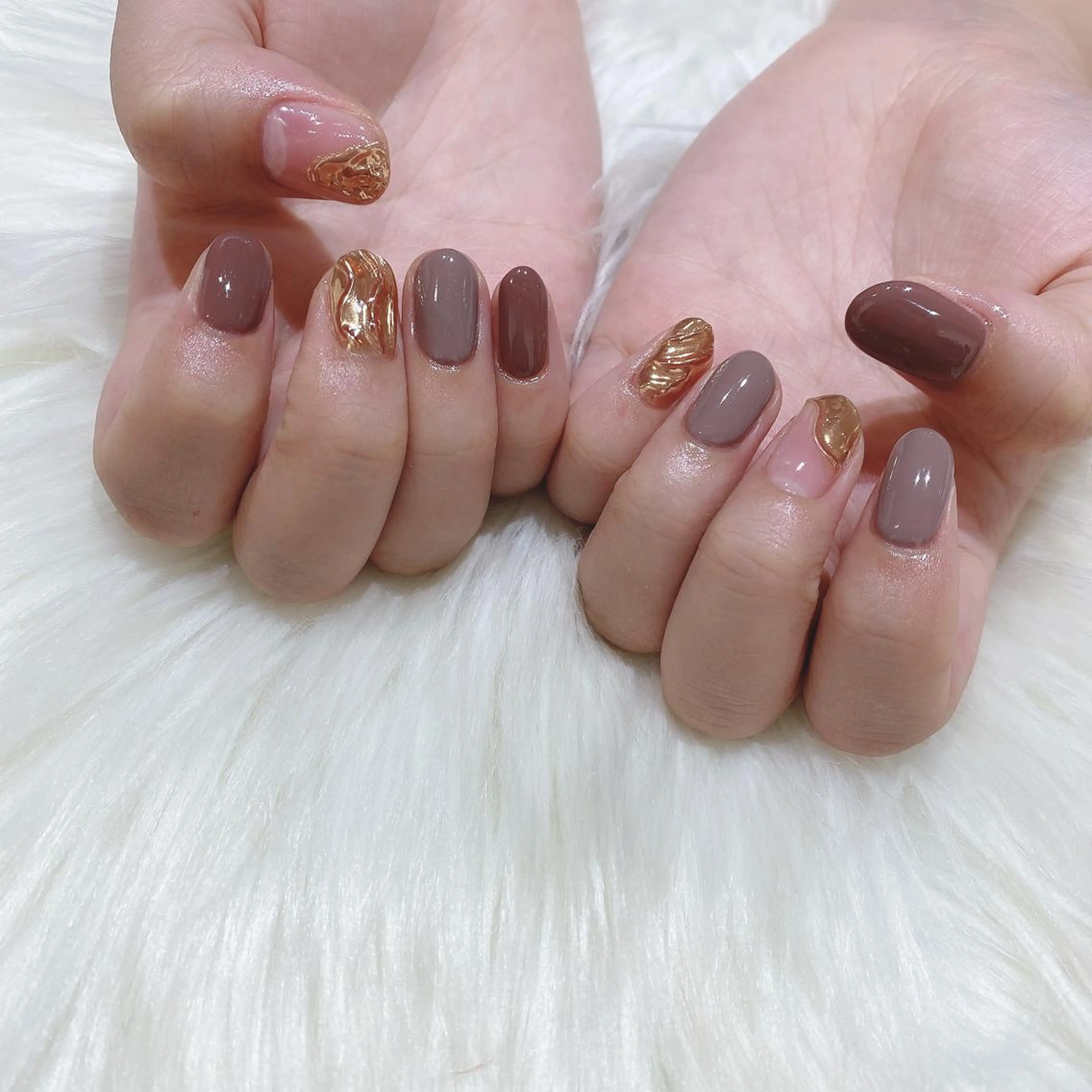 ネイル ハンドネイル 西岡 杏のネイルデザイン
