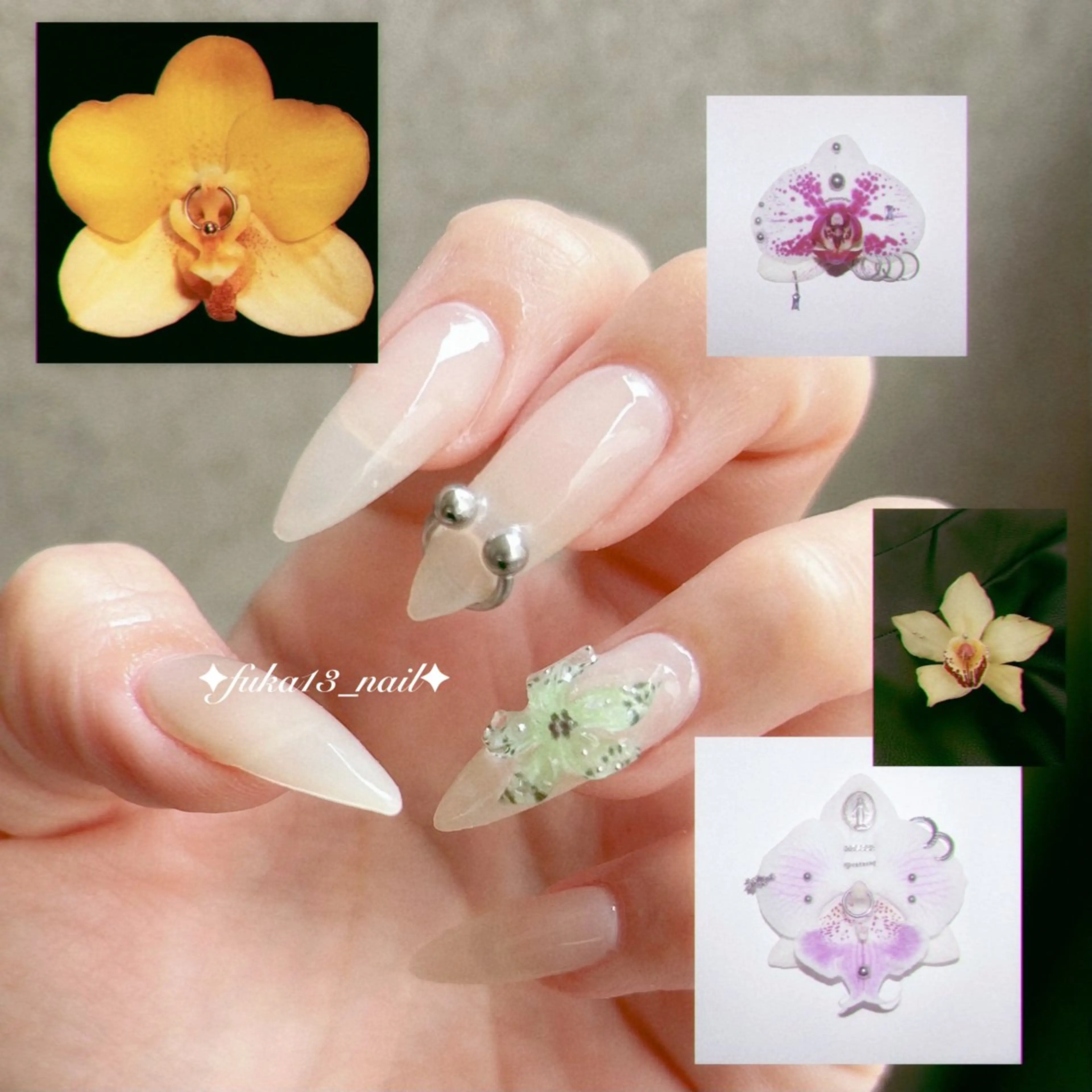 ネイル 韓国ネイル スカルプネイル 夏ネイル Nail♡Fuka. /4月予約受付中のネイルデザイン