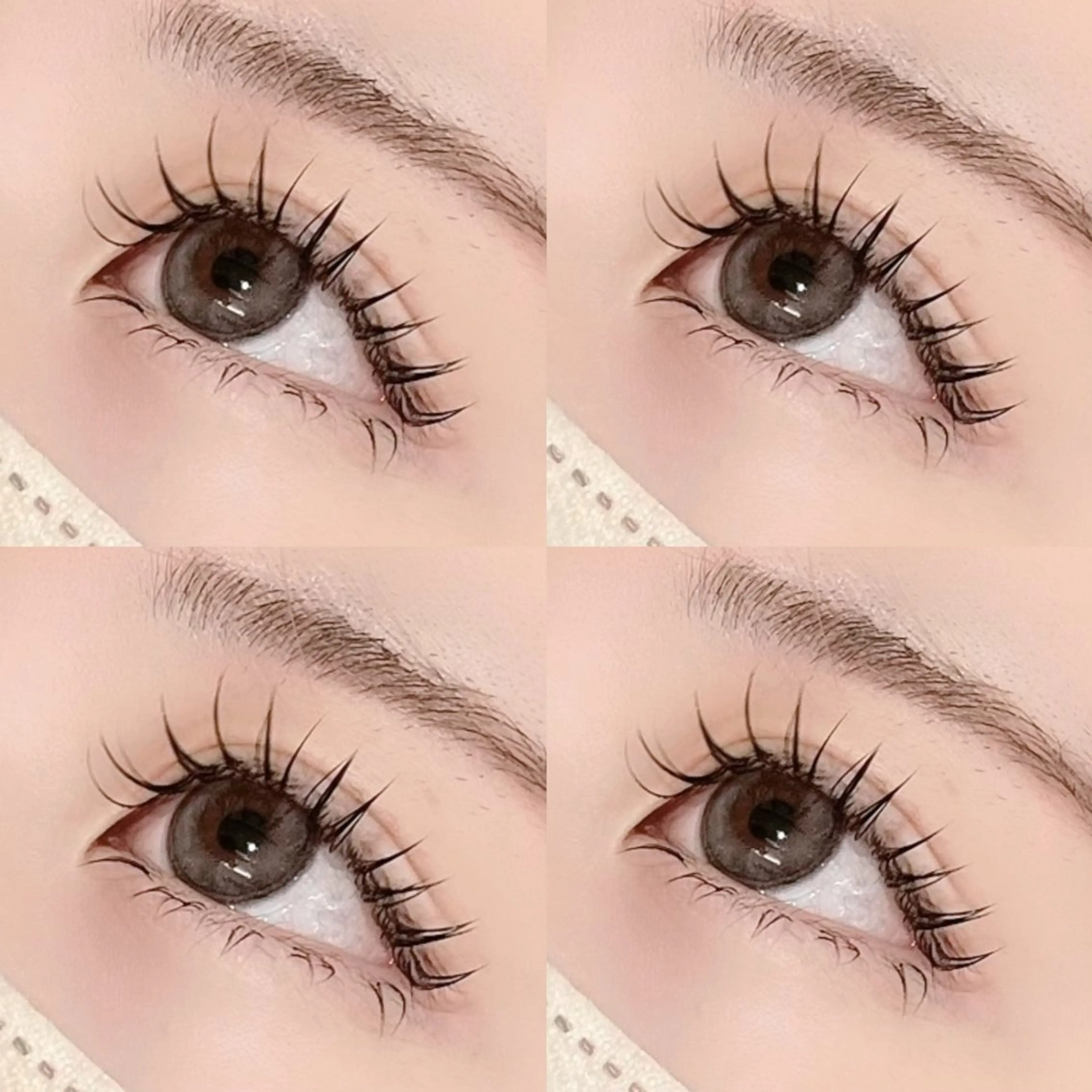 🩵安定感×軽量エクステ【 フラットラッシュ80本 】美容コーティング仕上げ🩵 LED変更+1100円の写真