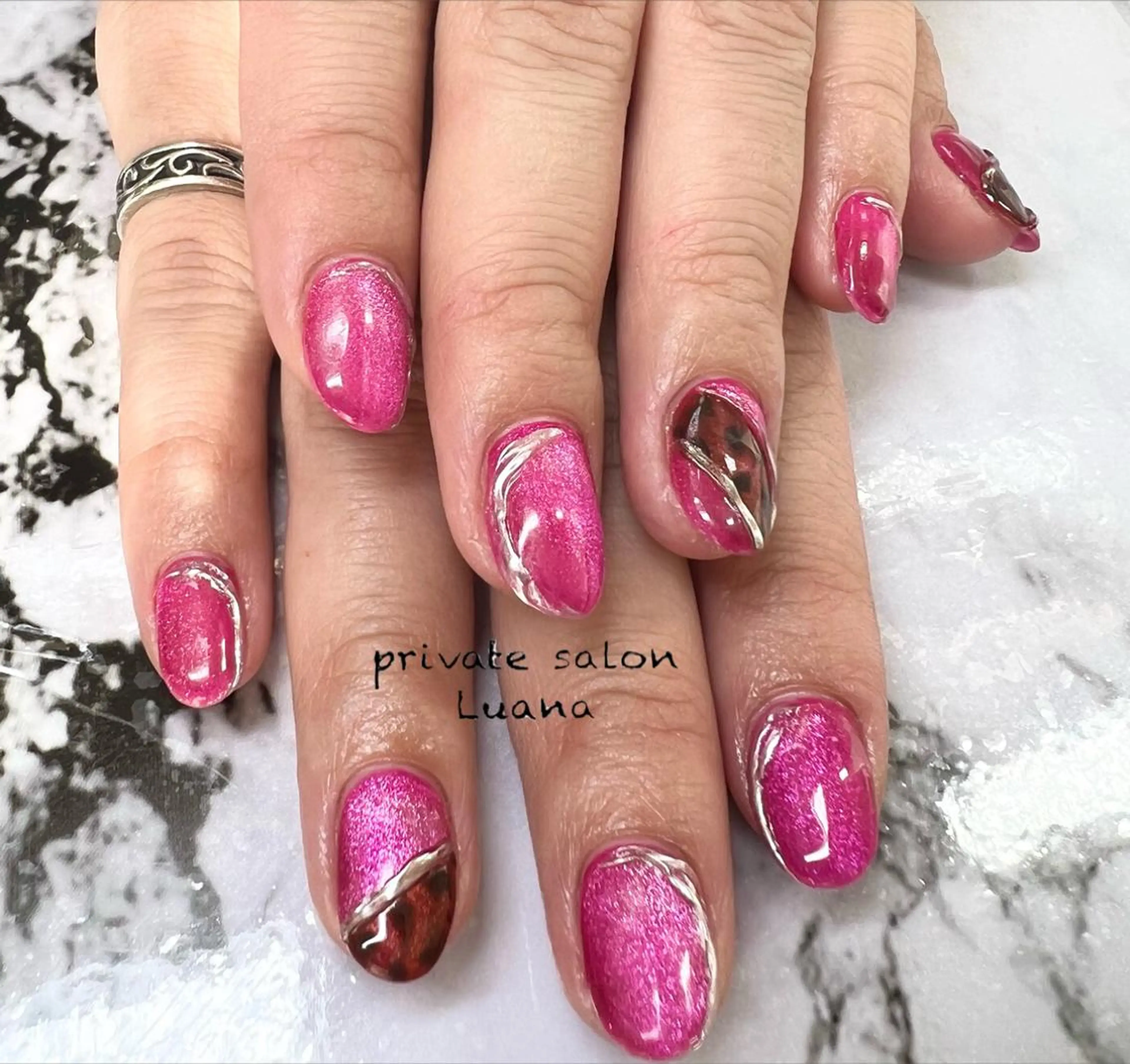 ネイル 持ち込み 自宅ネイルサロン ルアナのネイルデザイン