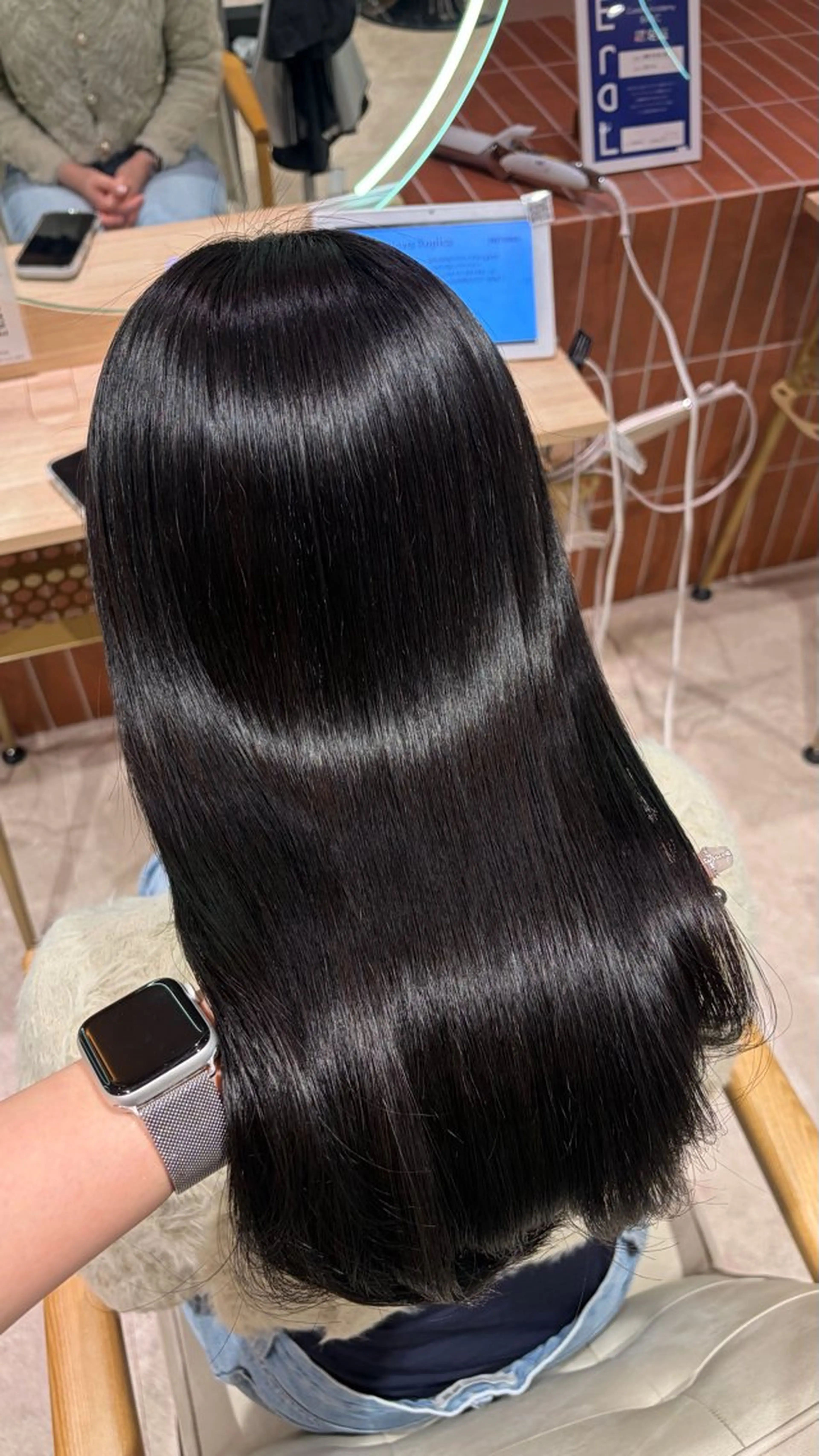 ロング カラー ヘアカラー トリートメント 🎀暖色カラー/ ハナ🎀のヘアスタイル