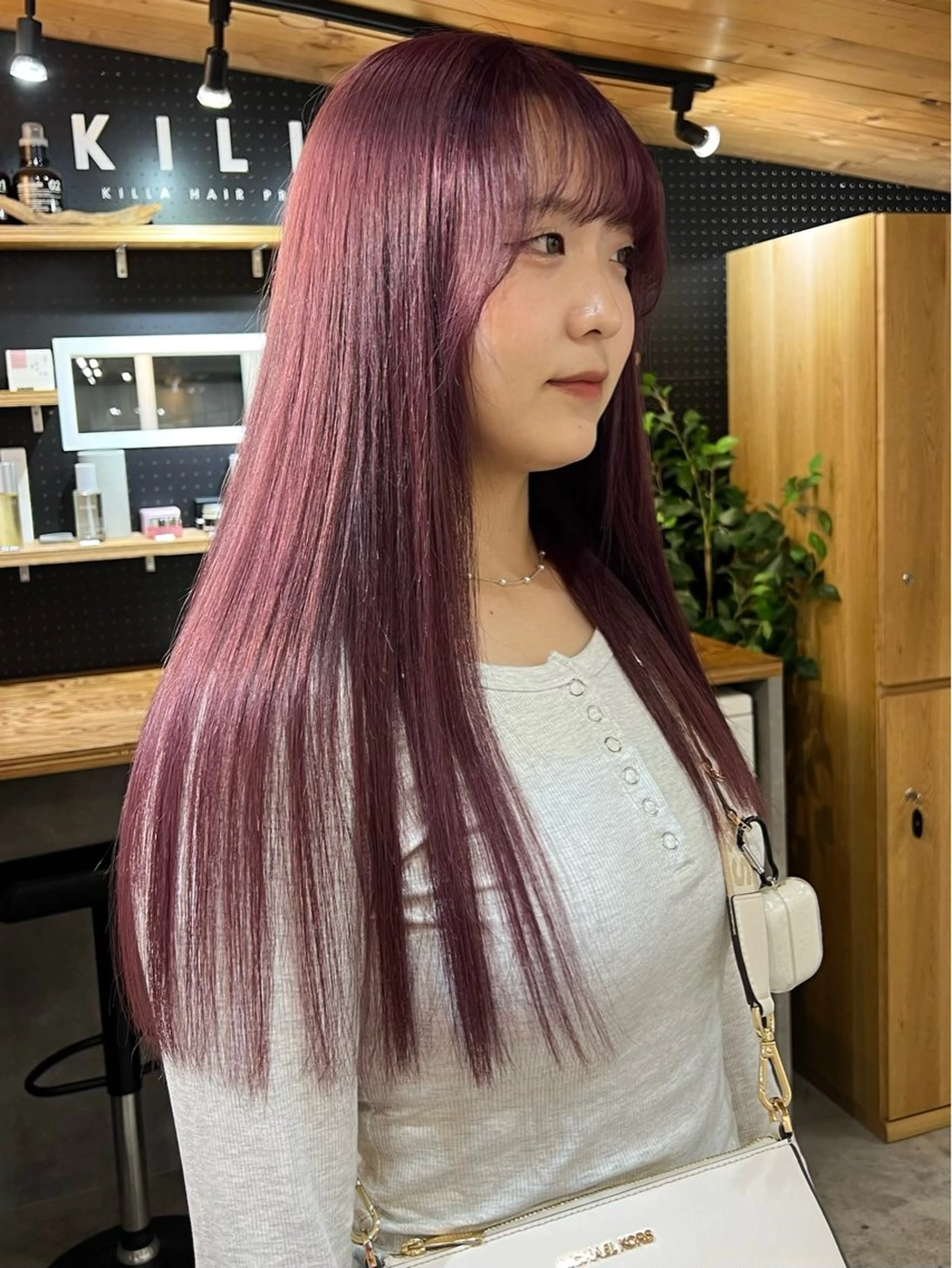 ロング ヘアカラー 暖色カラー/レイヤー カット☁️MEI☁️のヘアスタイル