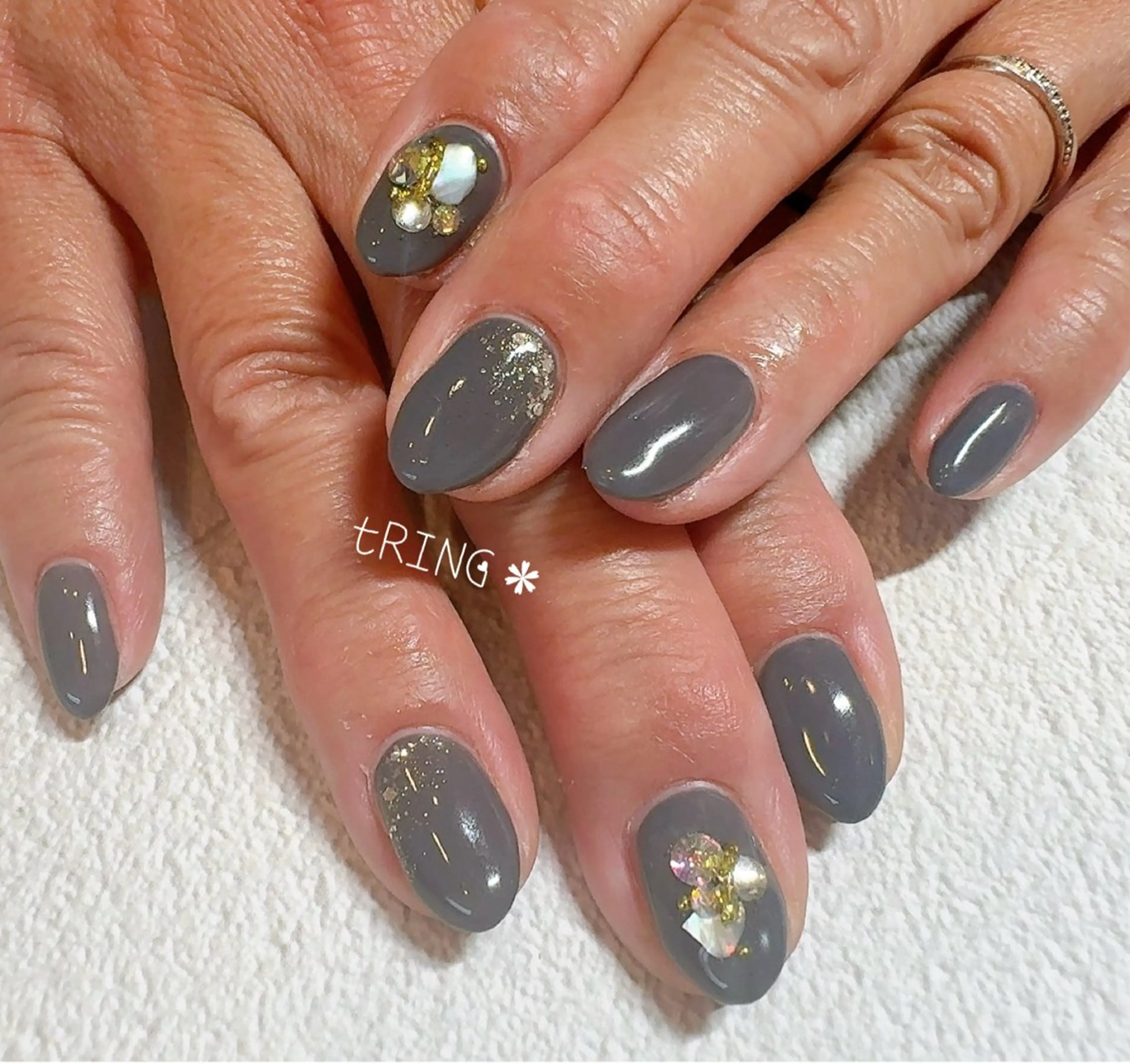 ネイル ハンドネイル tRING* しいの木台のネイルデザイン