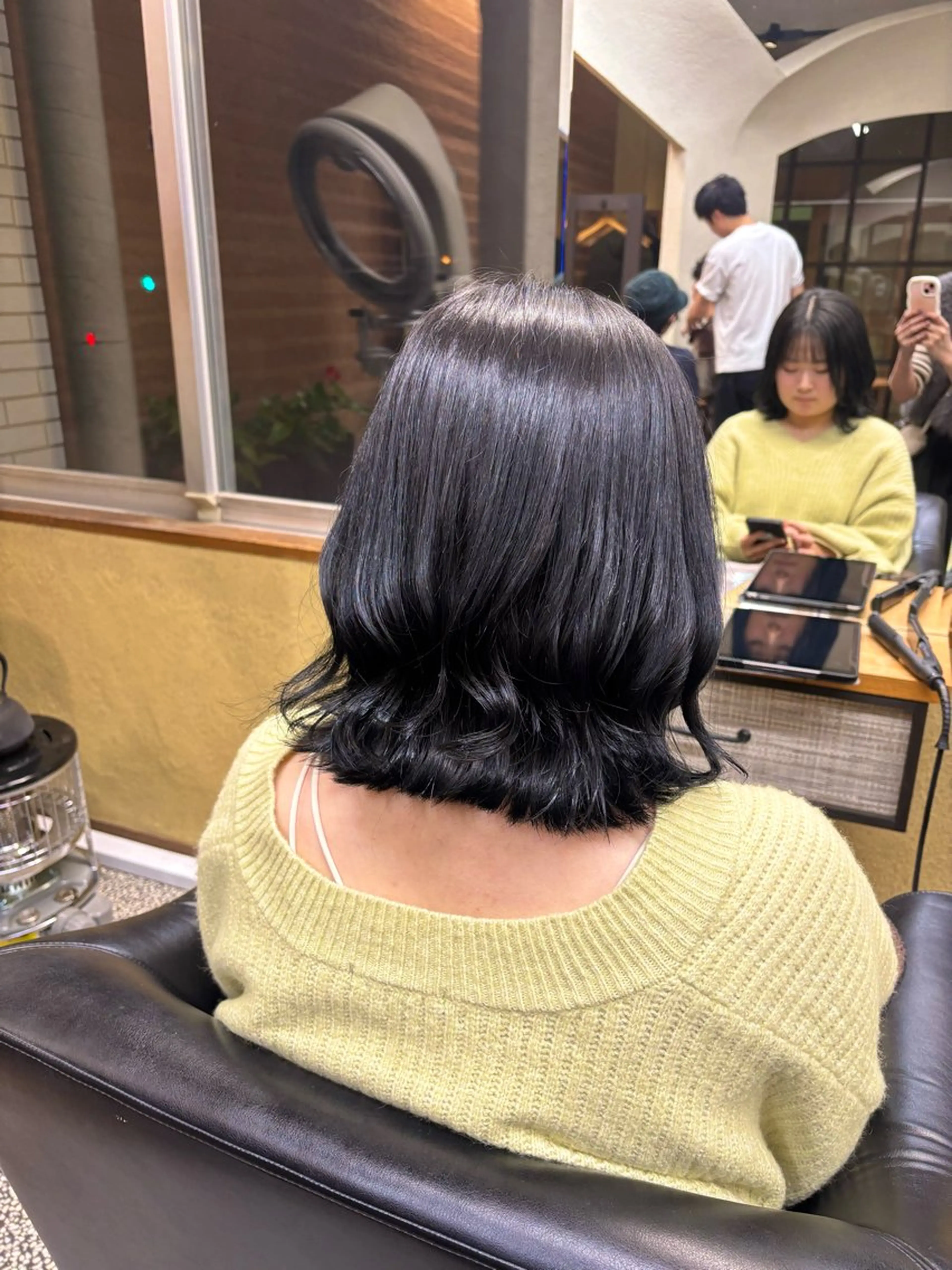 カラー 黒髪 ブルーカラー ブルーブラック zerohair むらなかあやね🐰ᩚのヘアスタイル