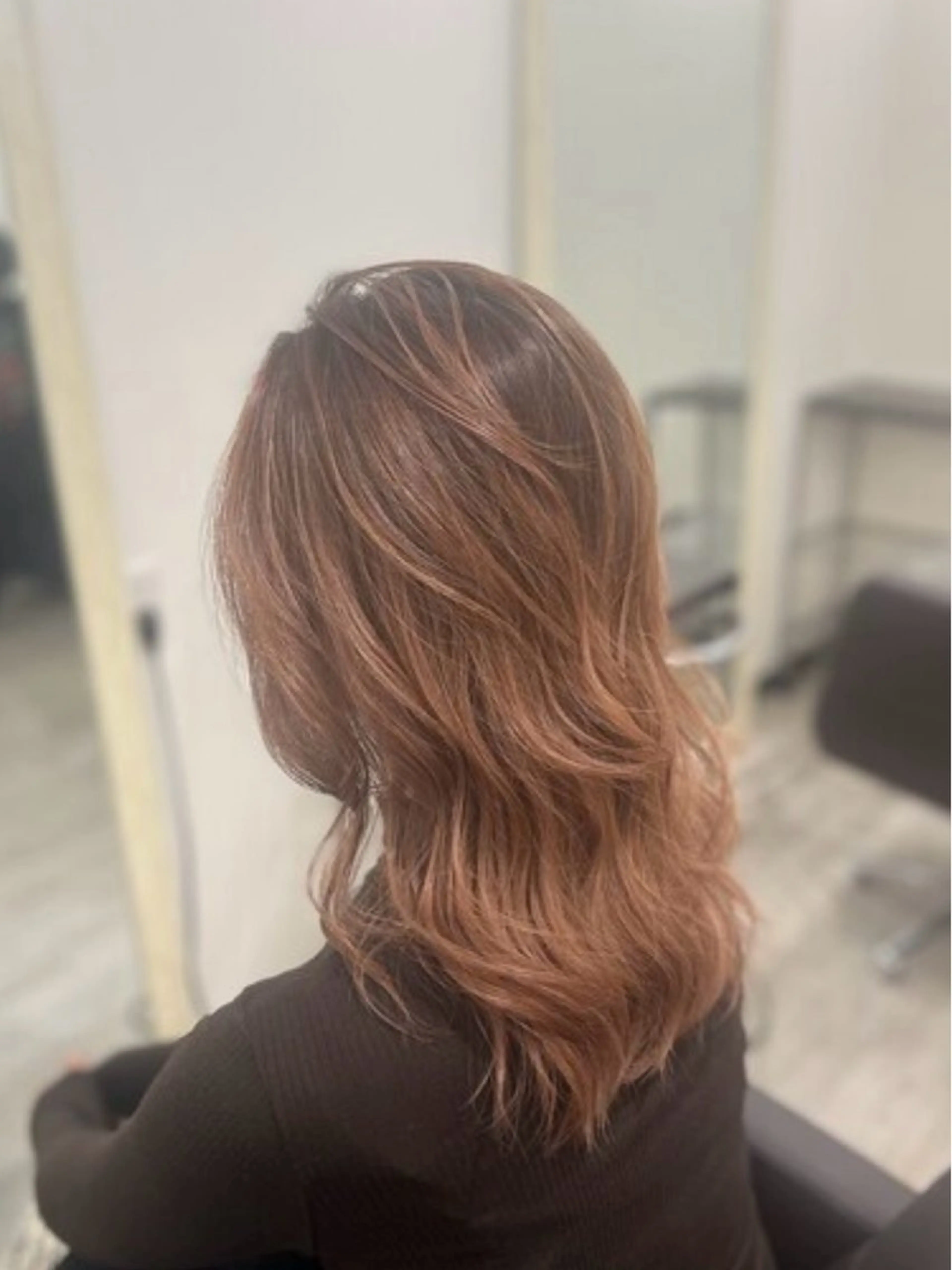 セミロング カラー カット ヘアカラー トリートメント ‎🤍透明感カラー︎ ‎🤍YUURI🤍のヘアスタイル