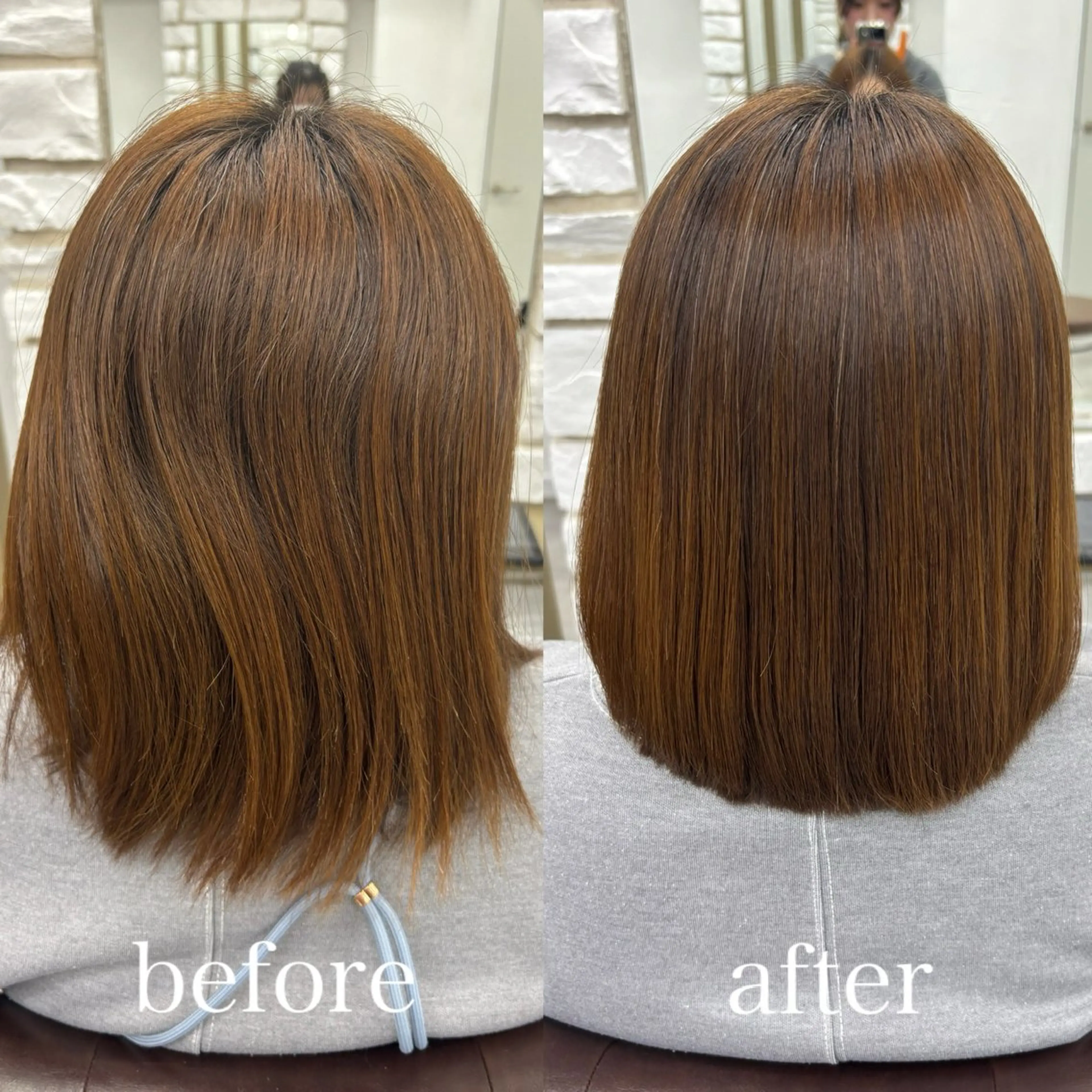 ミディアム I see/天王寺/ 髪質改善/本田 唯のヘアスタイル