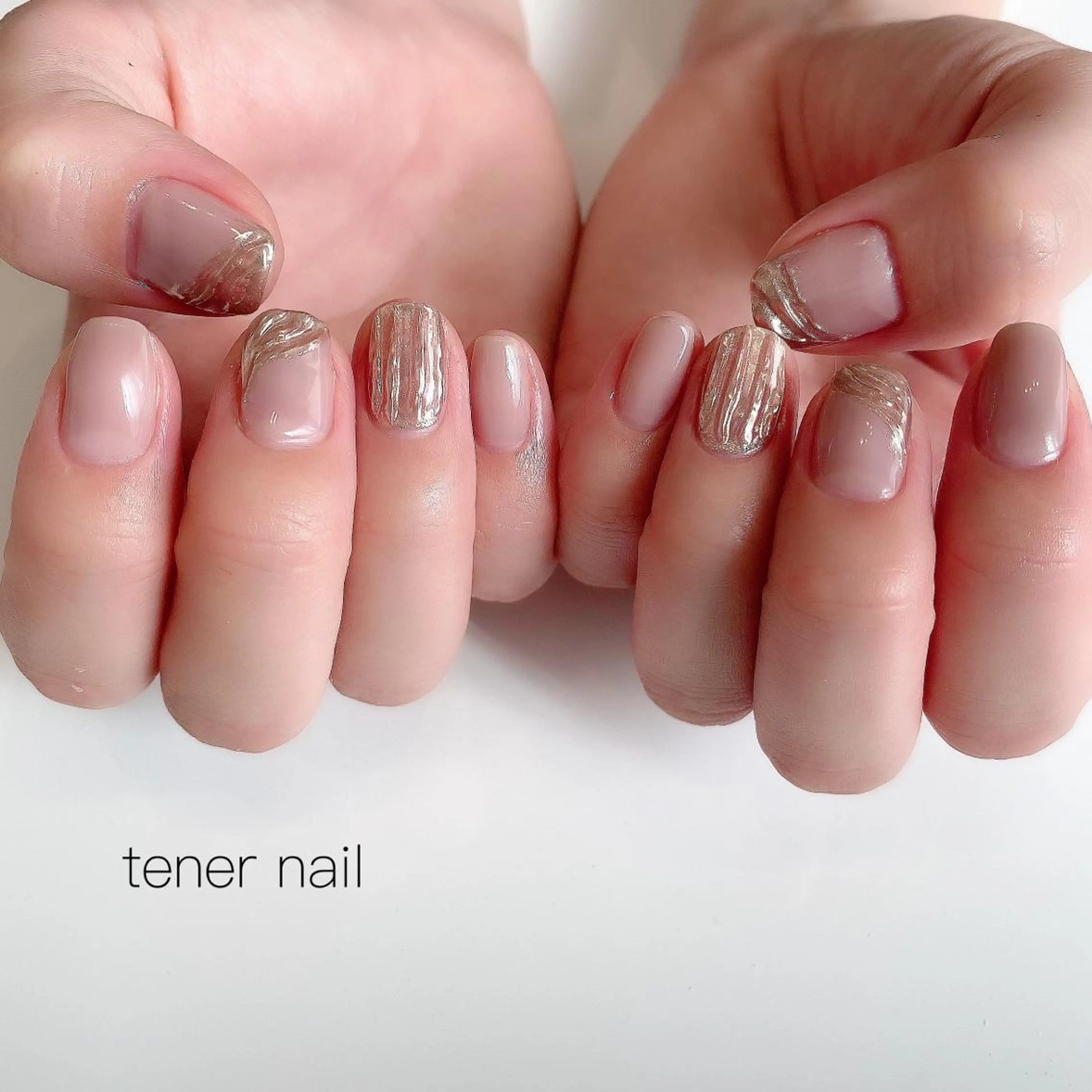 ネイル ミラーネイル テネルネイル tener nailのネイルデザイン
