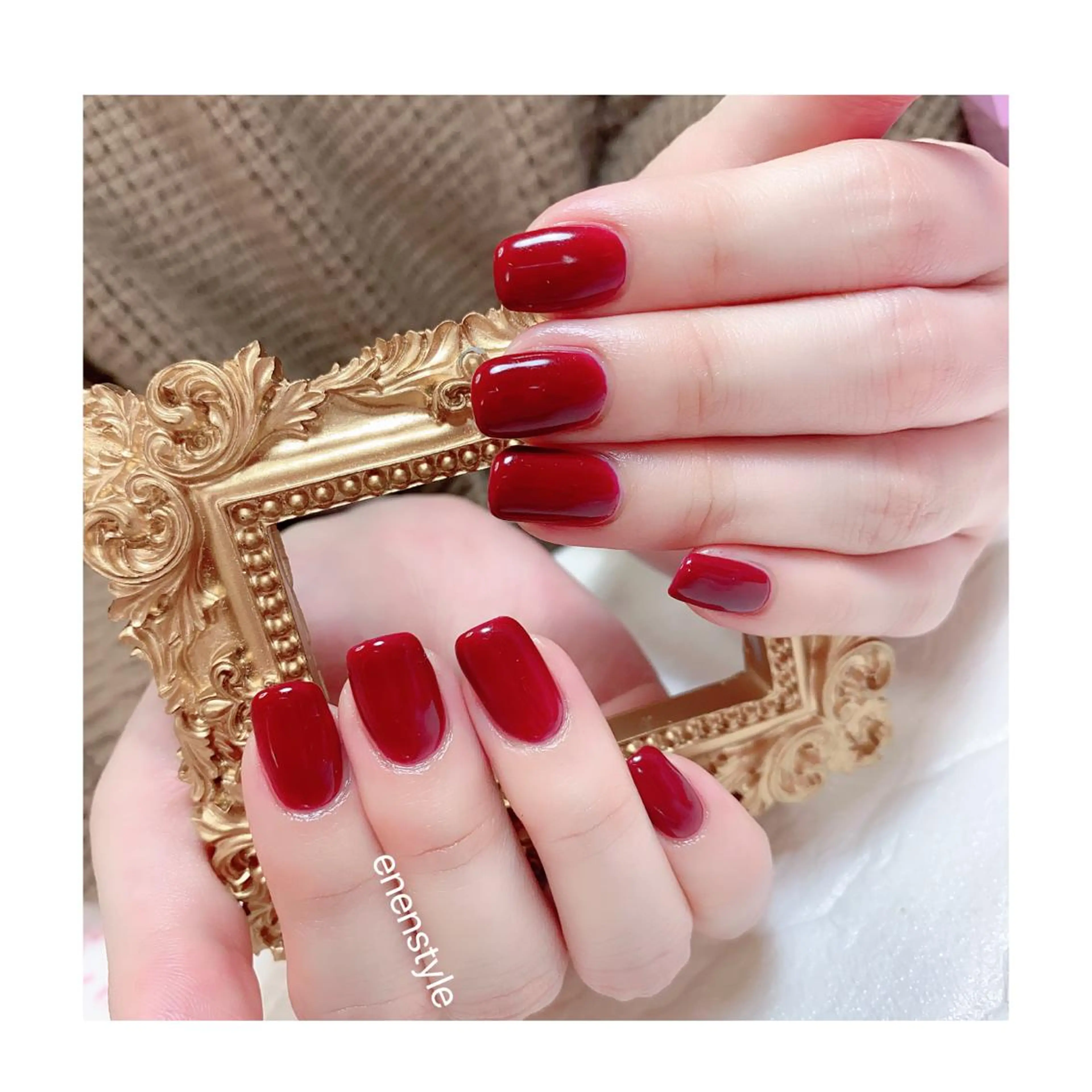 ショート ネイル ジェルネイル ニュアンスネイル オフィスネイル ワンカラーネイル パラジェル 👑enen style👑のネイルデザイン