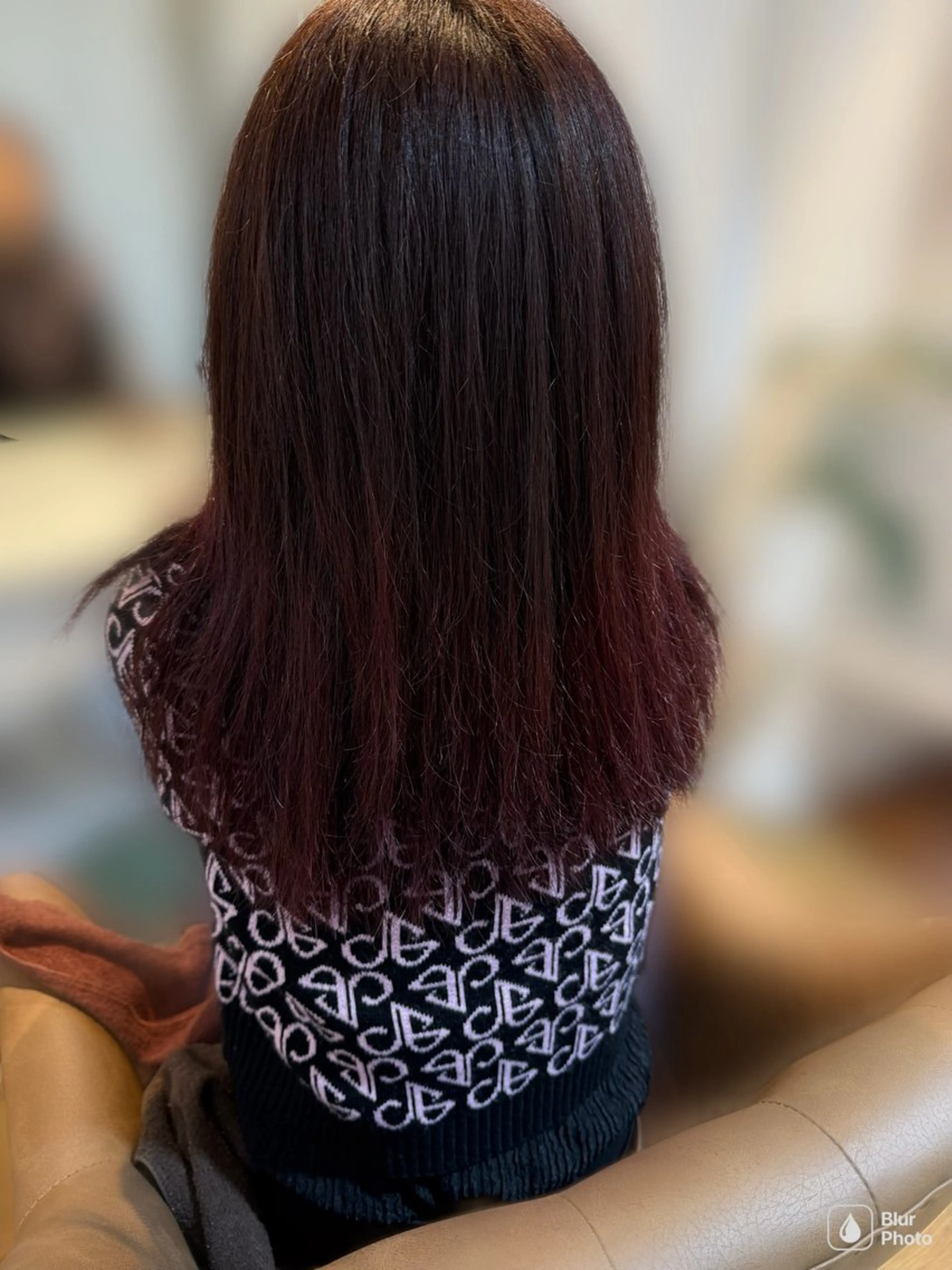 セミロング カラー 高橋 疾斗のヘアスタイル