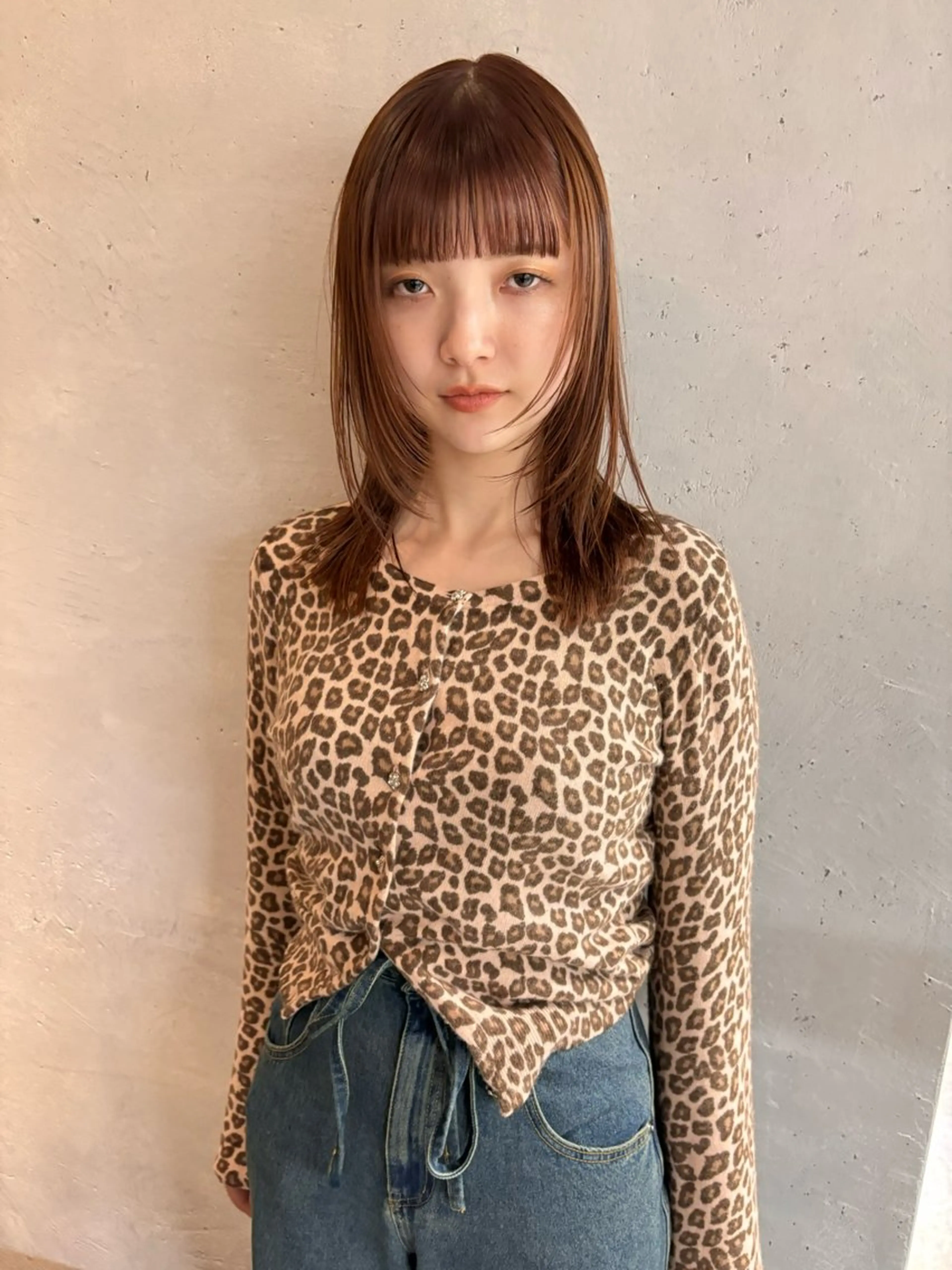 セミロング カラー salowin梅田所属・レイヤー/顔周り /AKARIのヘアスタイル