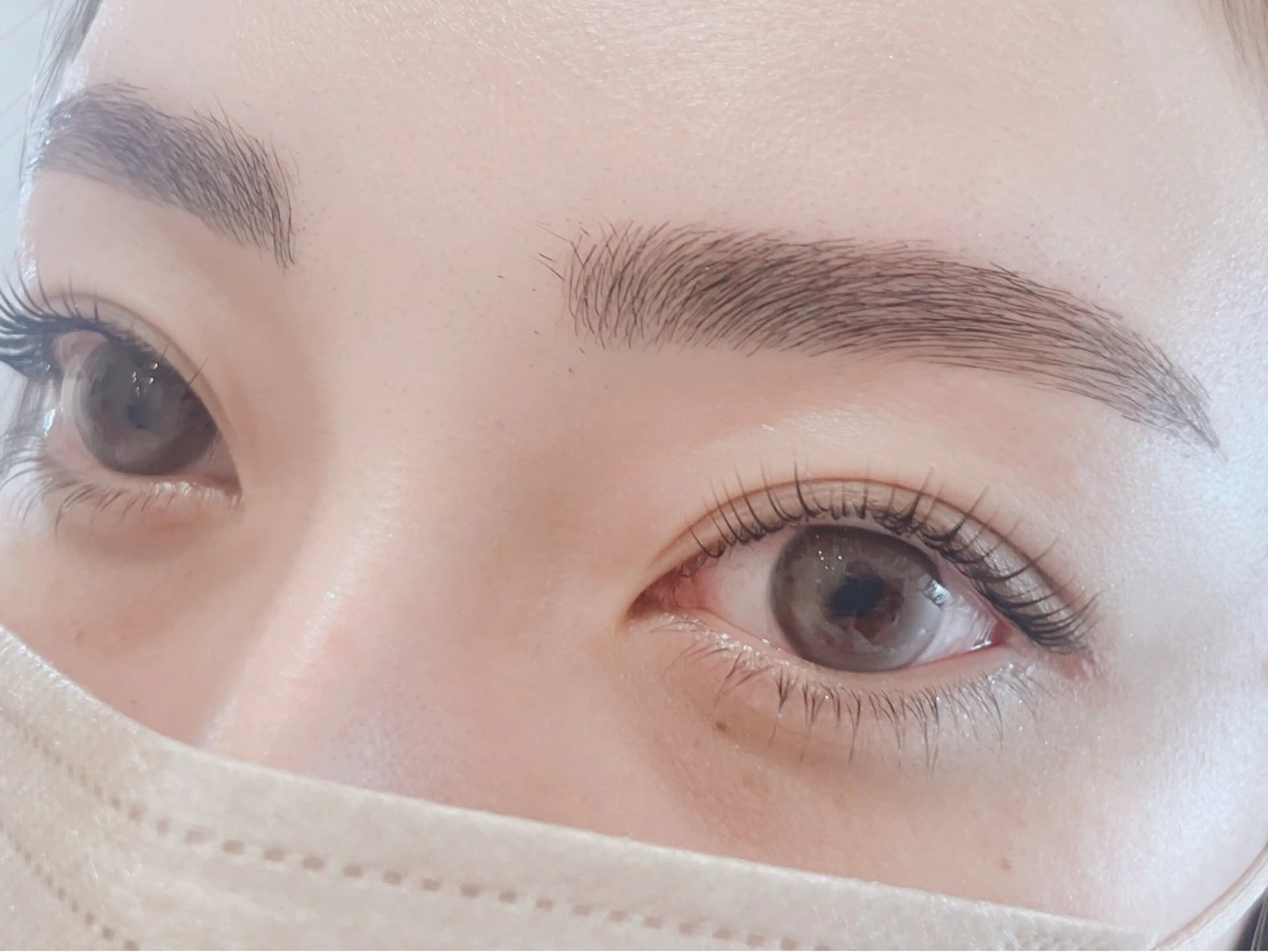 【ミニモ学割】上下まつ毛パーマ(お目元の写真動画撮影必須)の写真