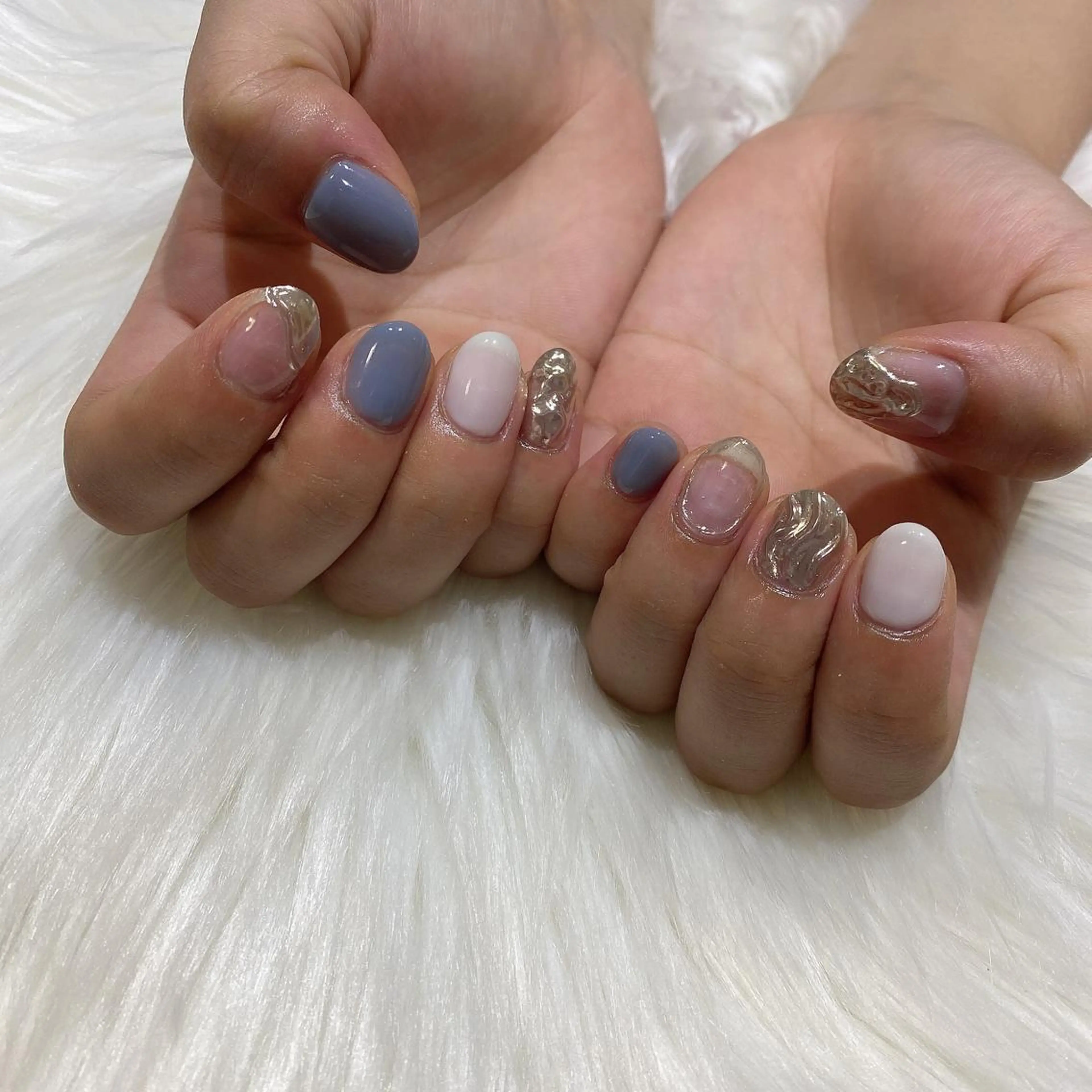 ネイル ハンドネイル 西岡 杏のネイルデザイン