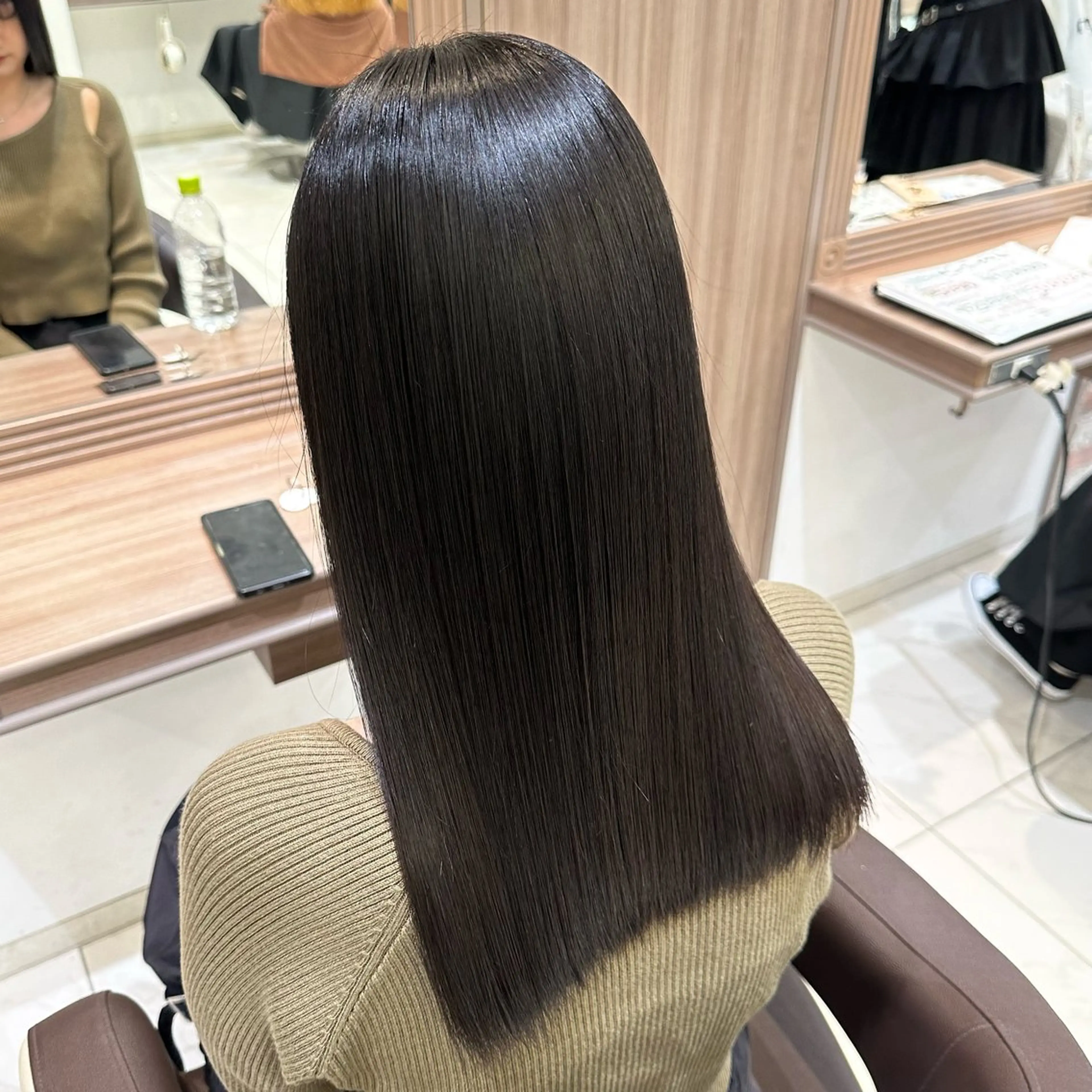 セミロング パーマ 𓍯暖色/韓国風 田中沙羅‎𓍯のヘアスタイル