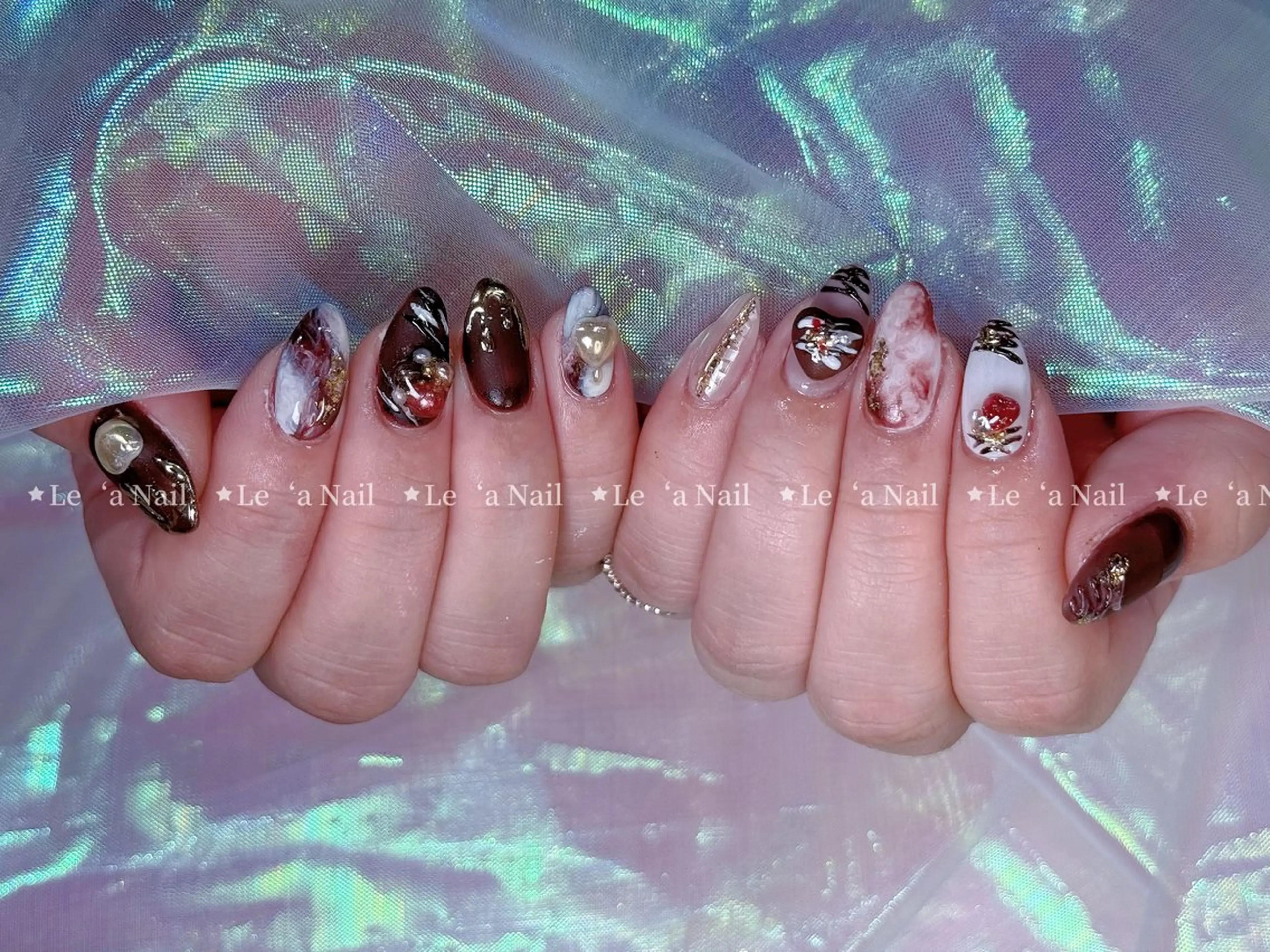 ネイル チークネイル フラッシュネイル フットネイル フレンチネイル ジェルネイル ハンドネイル ハンドケア Luxe Nail Salonのネイルデザイン