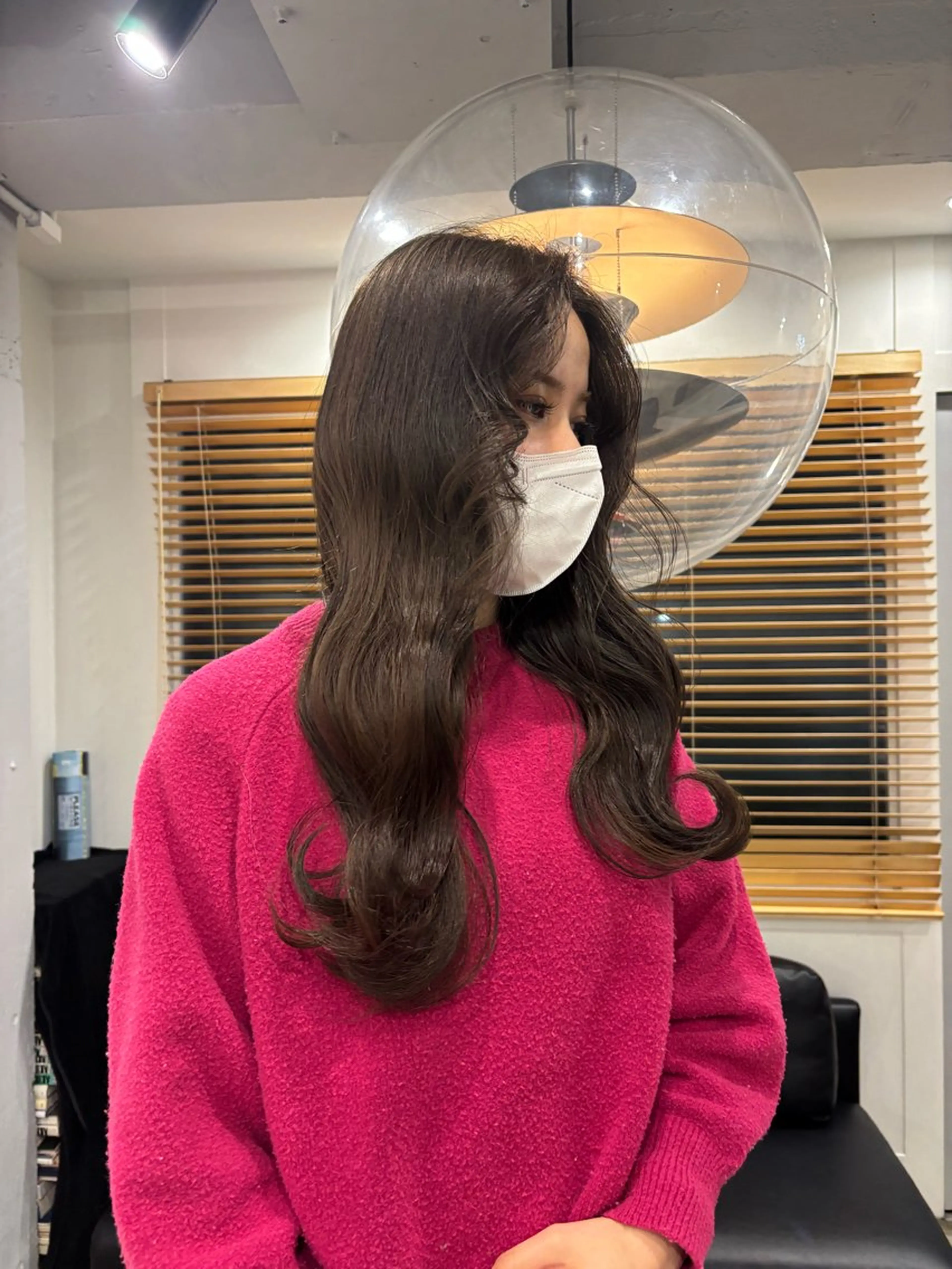ロング カラー 熊取谷 茉那のヘアスタイル
