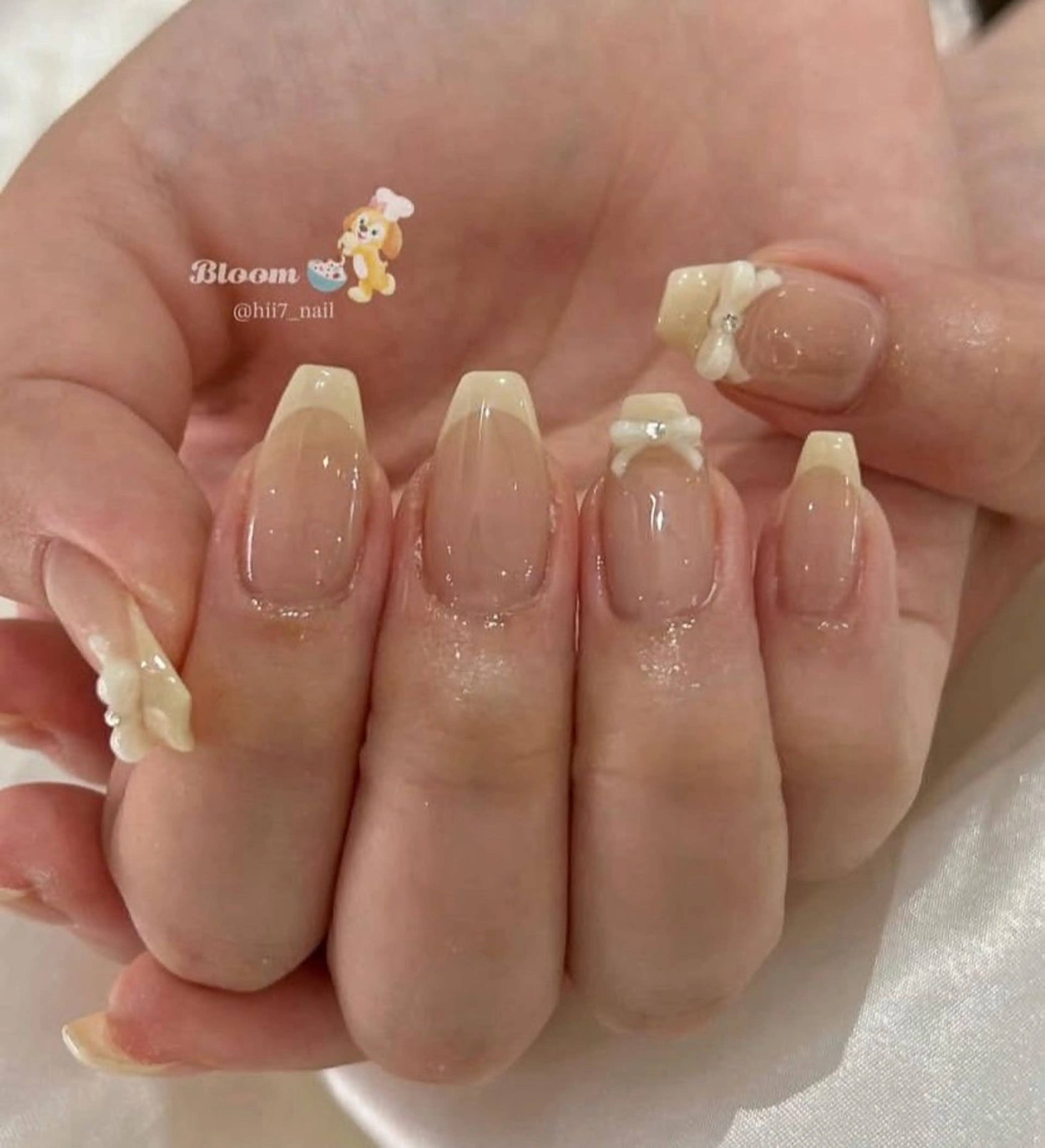 ネイル 韓国ネイル 持ち込み ニュアンスネイル 春ネイル 夏ネイル SORA ANA.CHUOのネイルデザイン