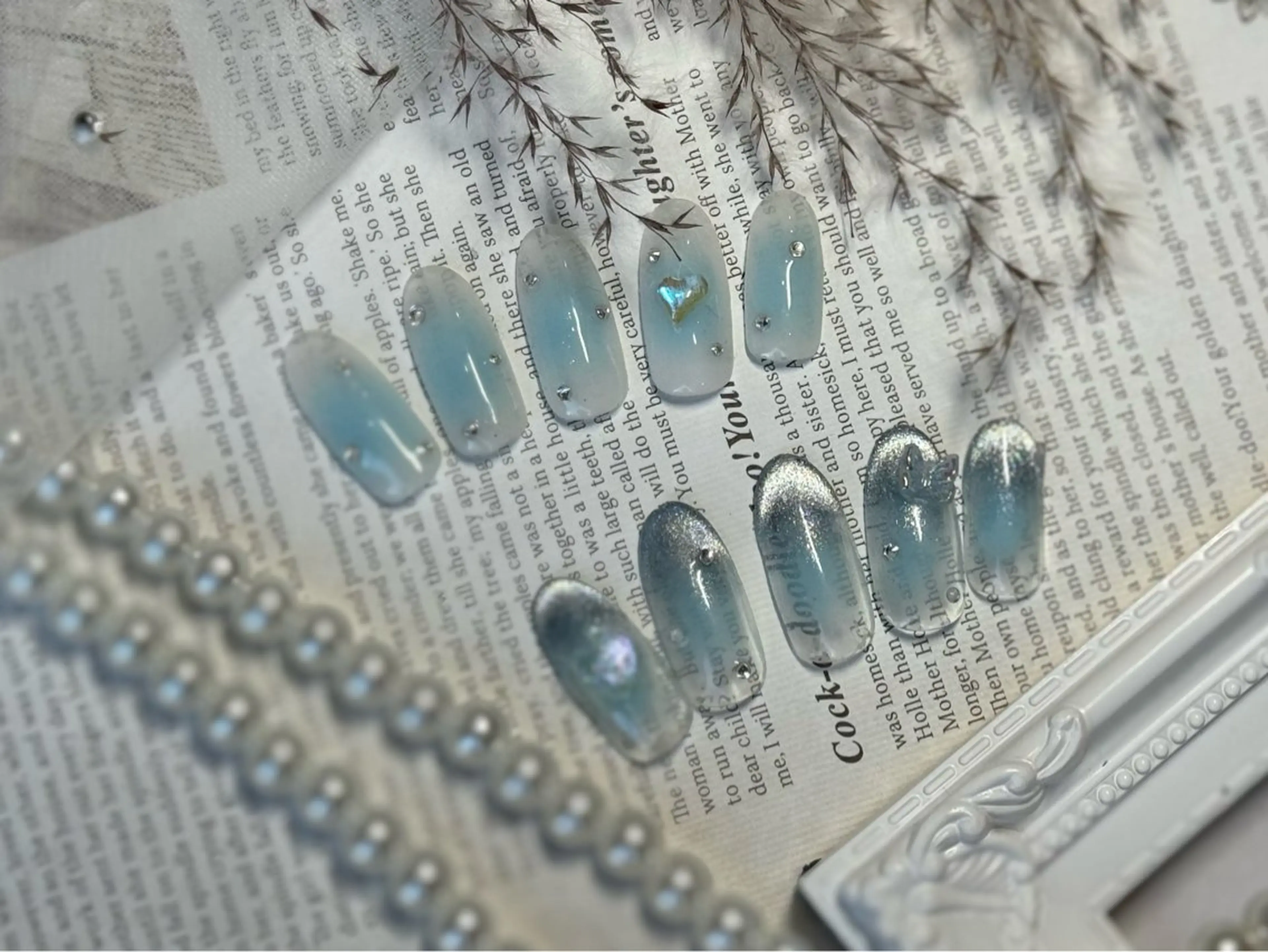 ネイル フットネイル フレンチネイル 韓国ネイル マグネットネイル ニュアンスネイル Stimu nail Sakashitaのネイルデザイン