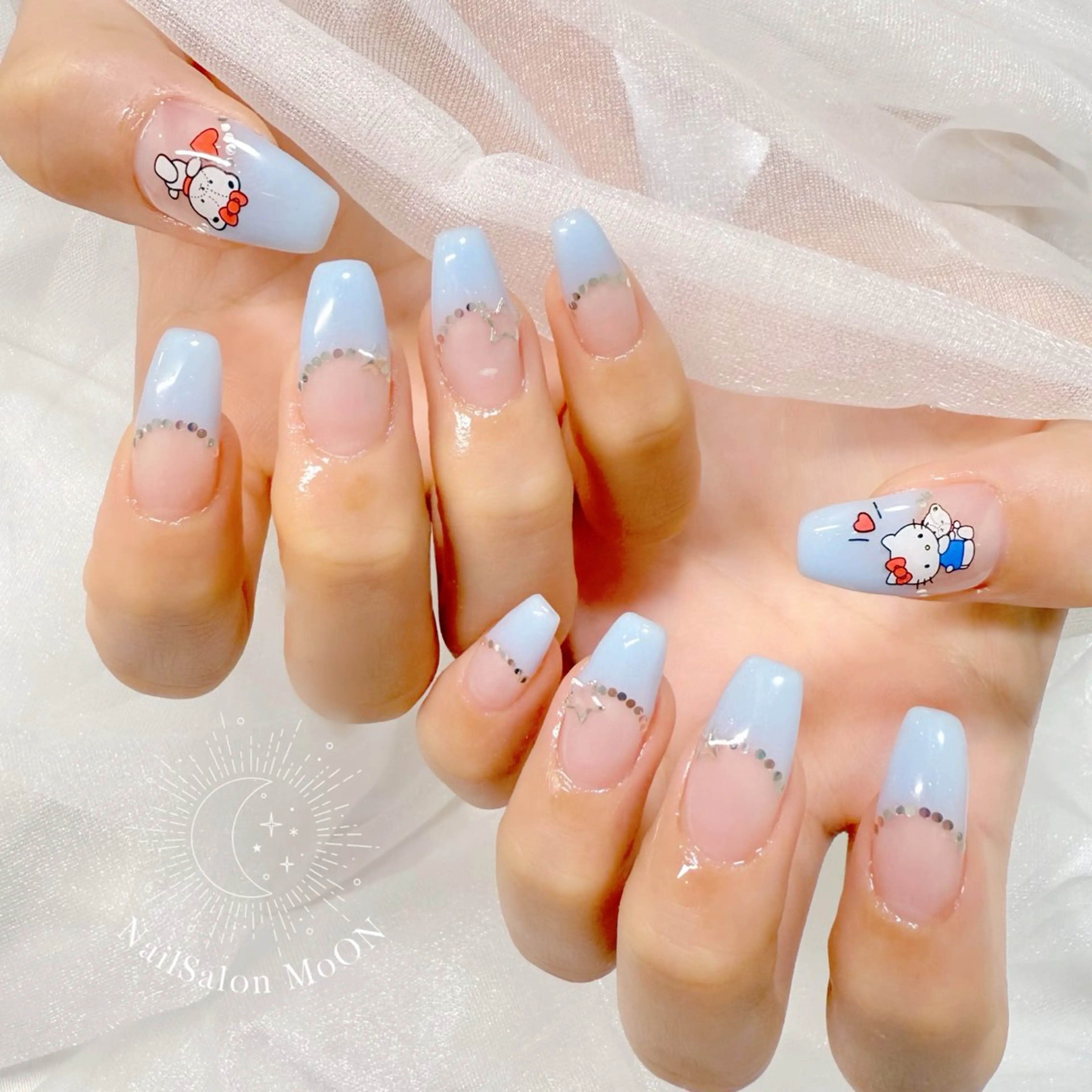 ネイル ハンドネイル ハンドケア MoON...❤︎ MeGuのネイルデザイン