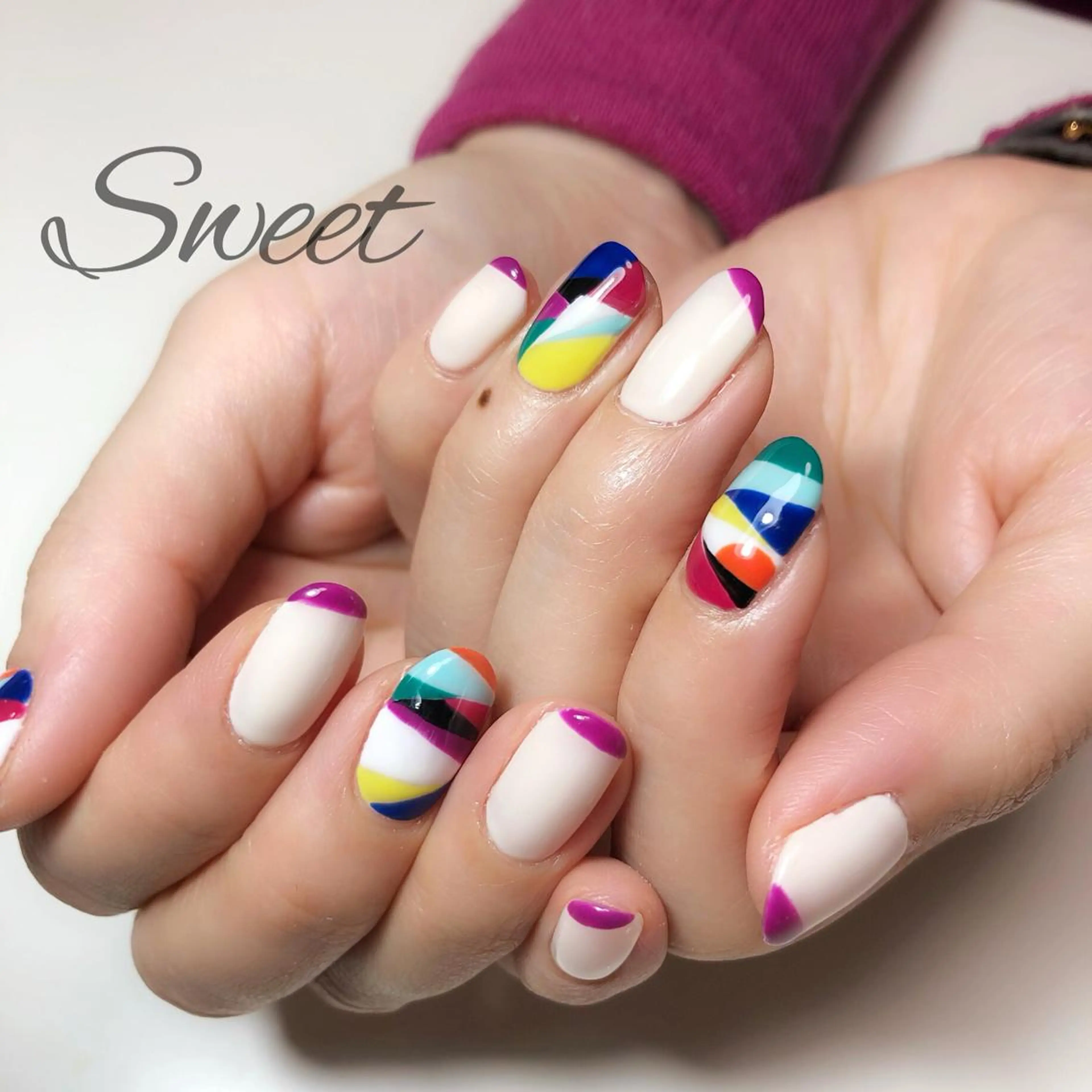 ネイル sweet 仲野陽子のネイルデザイン