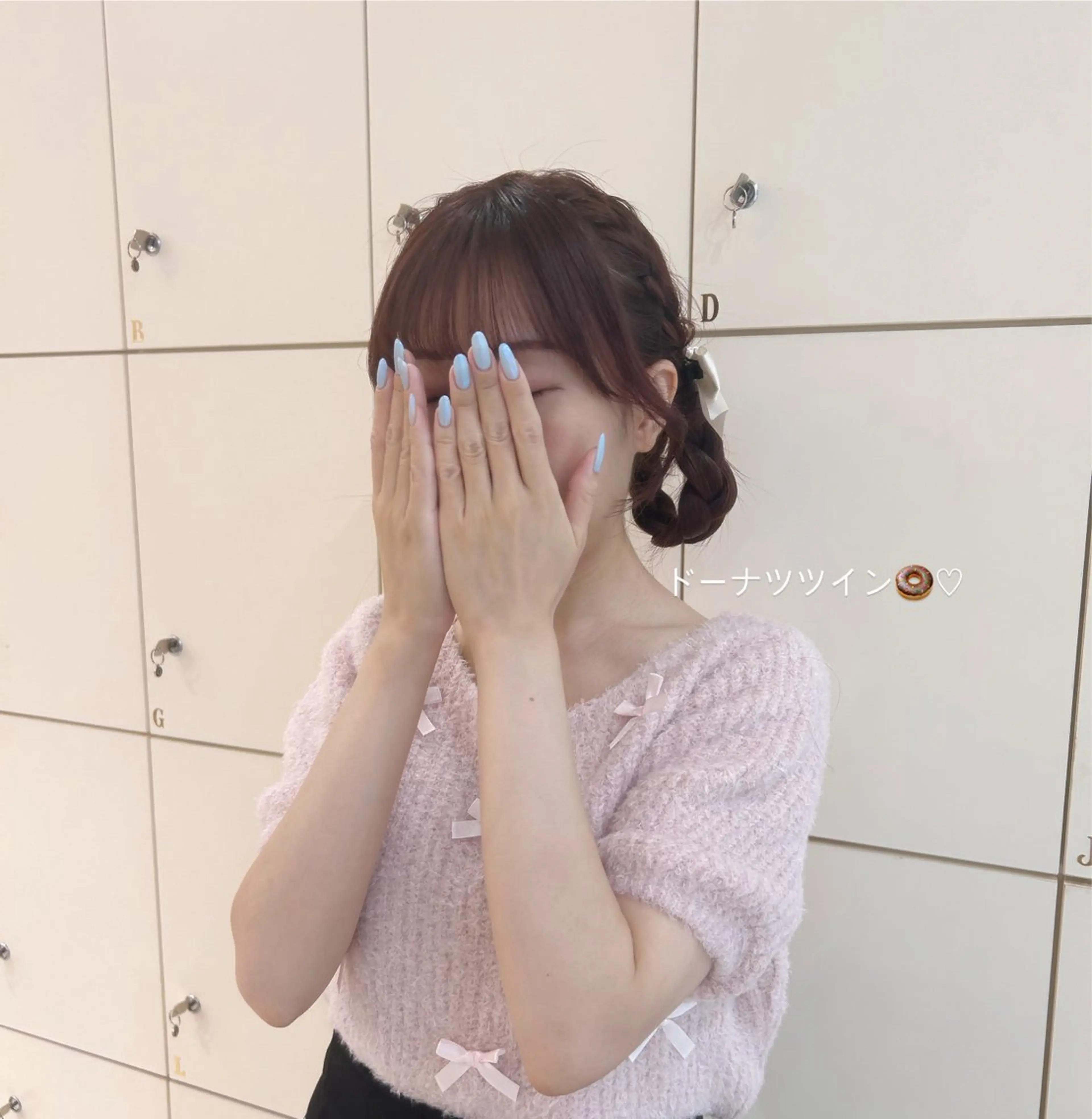 ロング ヘアアレンジ 前髪/顔周り/透明感 艶カラーとどさんのヘアスタイル