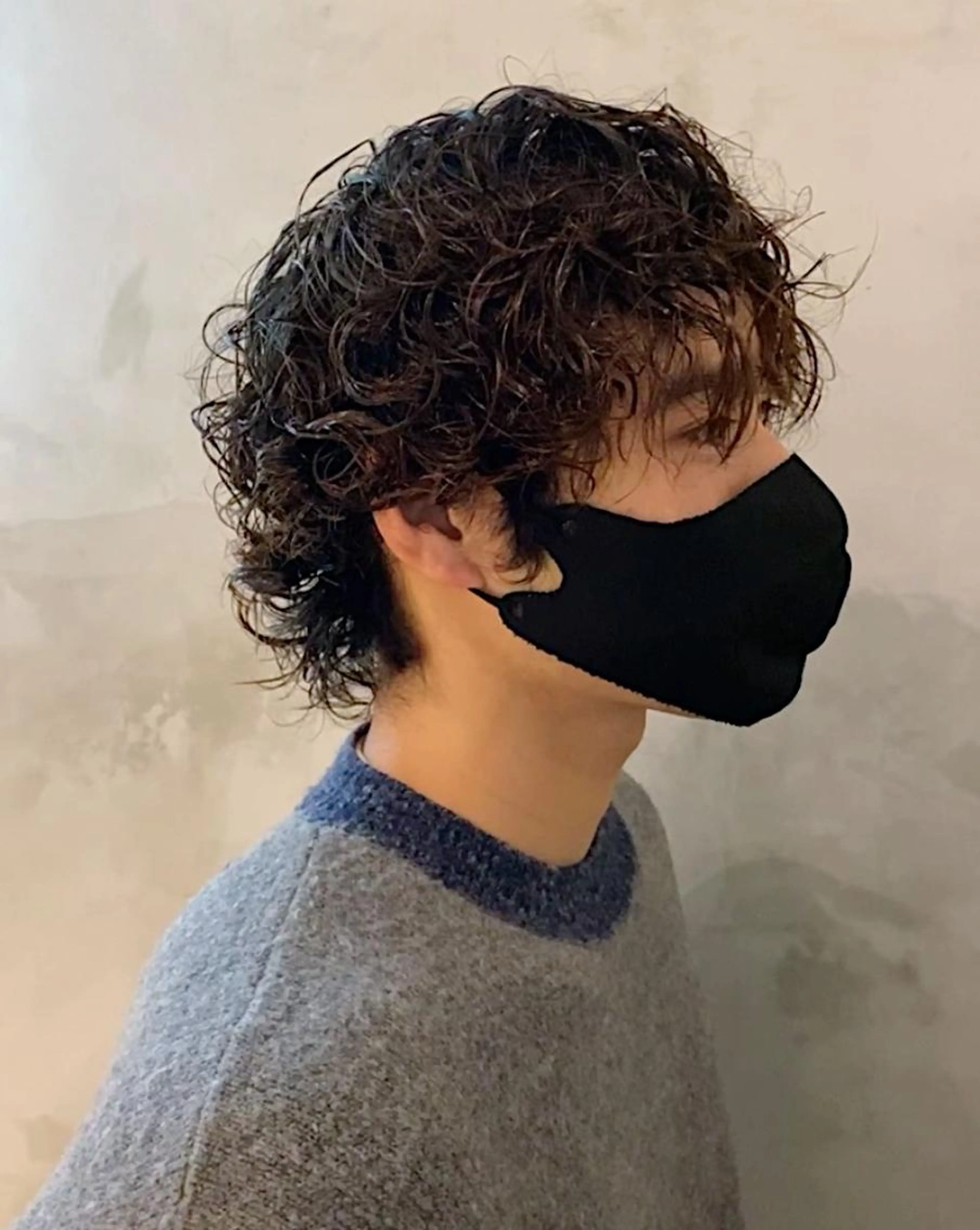 【✨🪐メンズ🪐✨】カット＋ナチュラルパーマ＋眉毛カットの写真