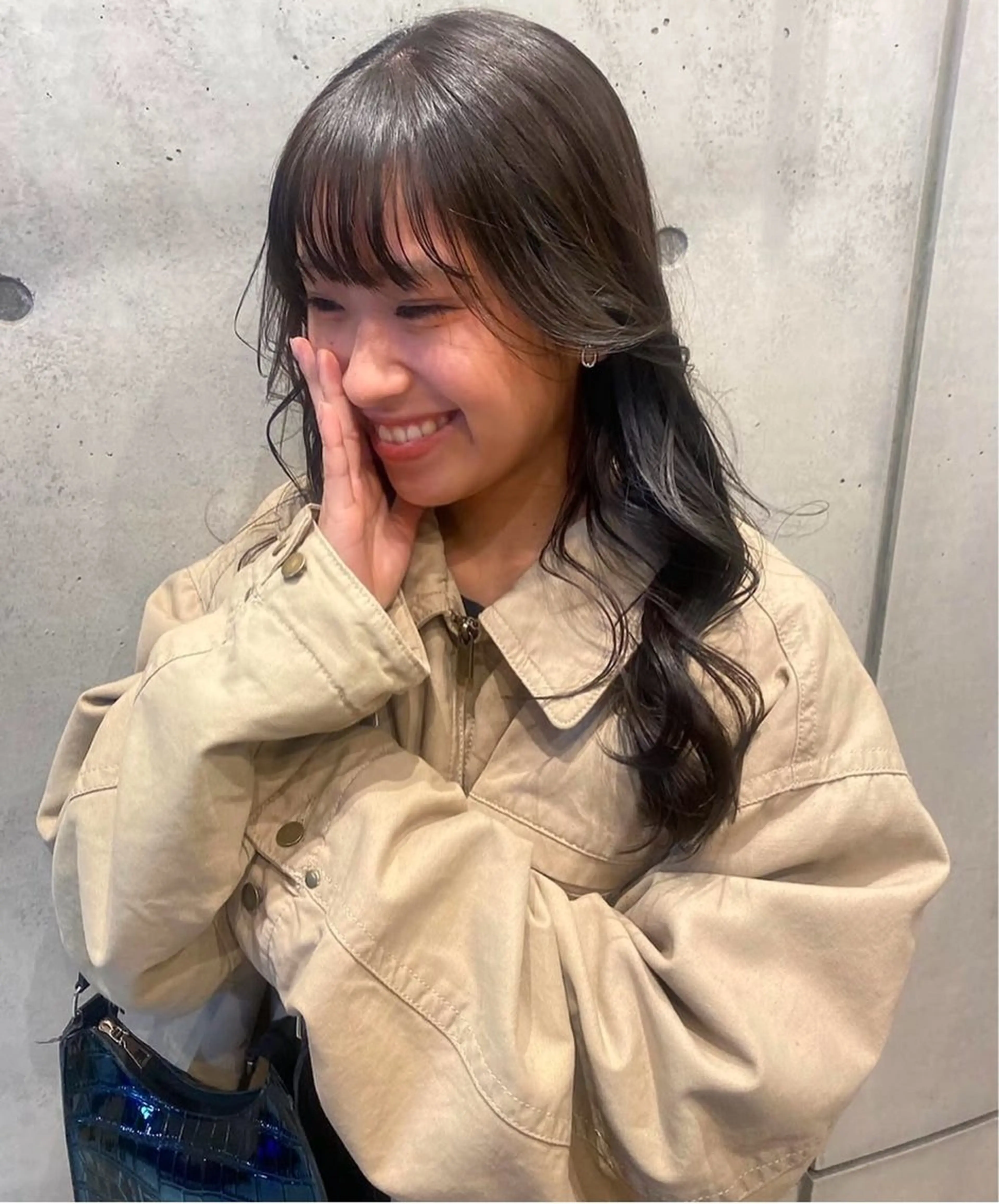 ロング カラー abe yuikaのヘアスタイル