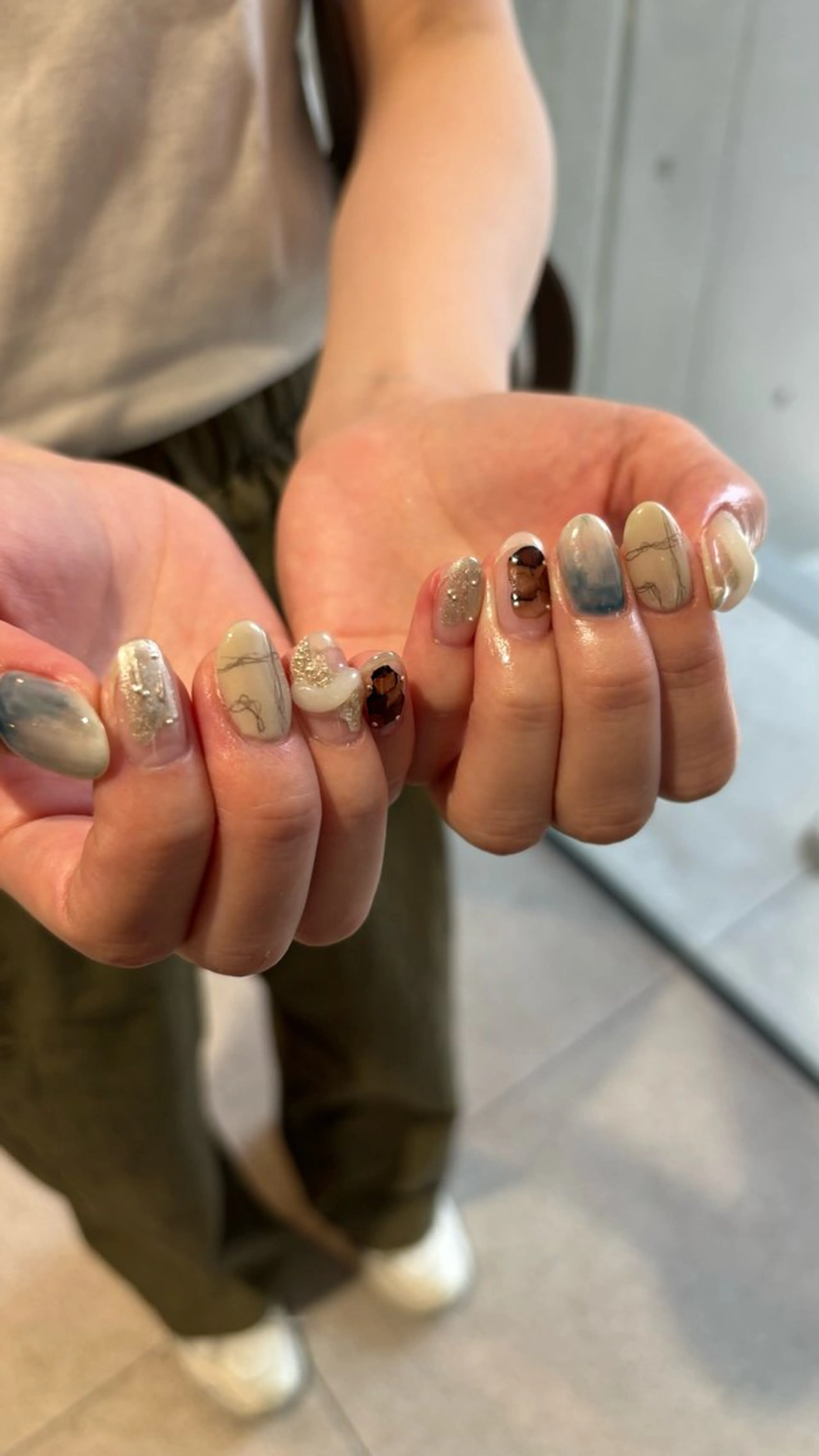 ネイル ハンドネイル ネイルサロンマーノ所属・mano Hanaのネイルデザイン