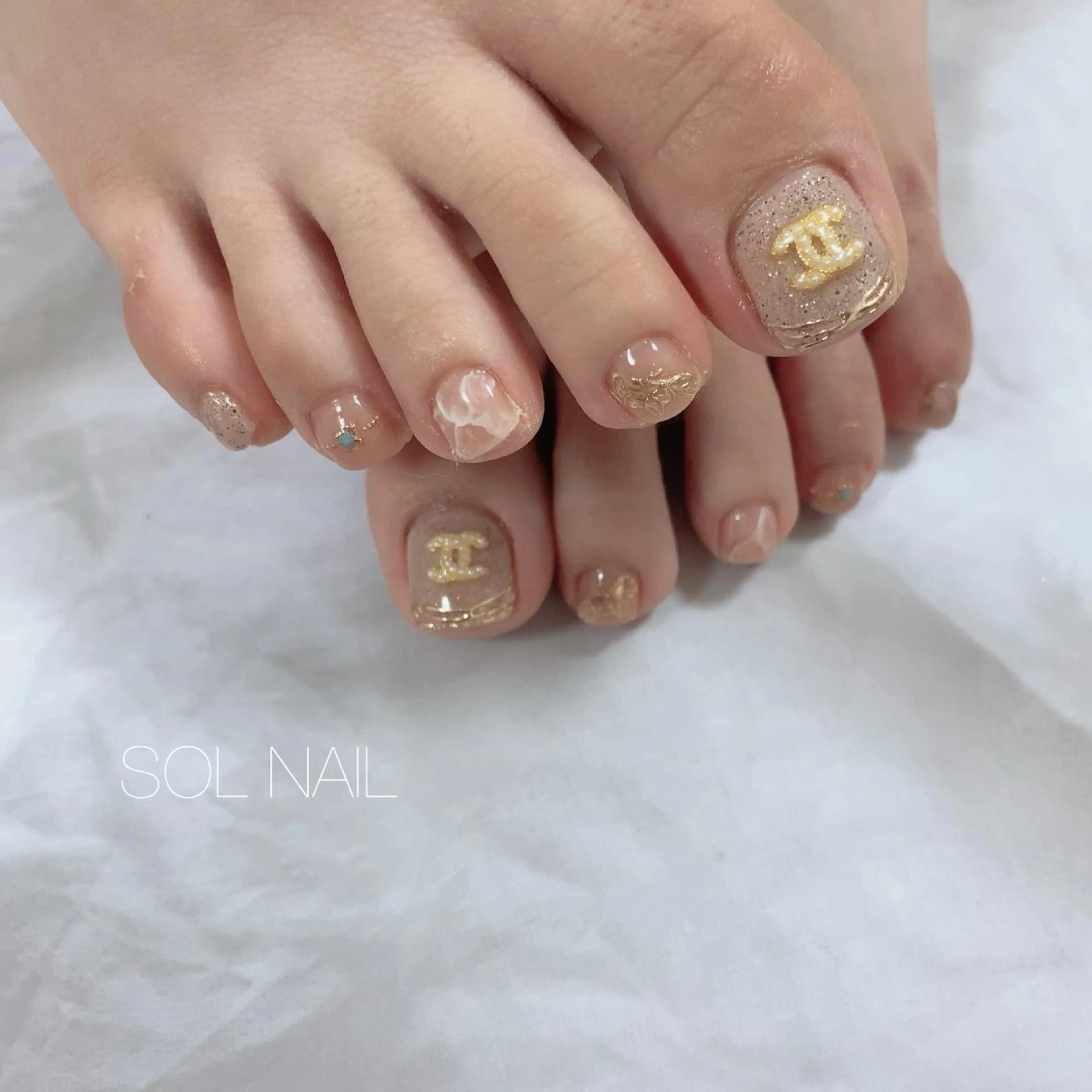 ネイル フットネイル SOL NAILのネイルデザイン