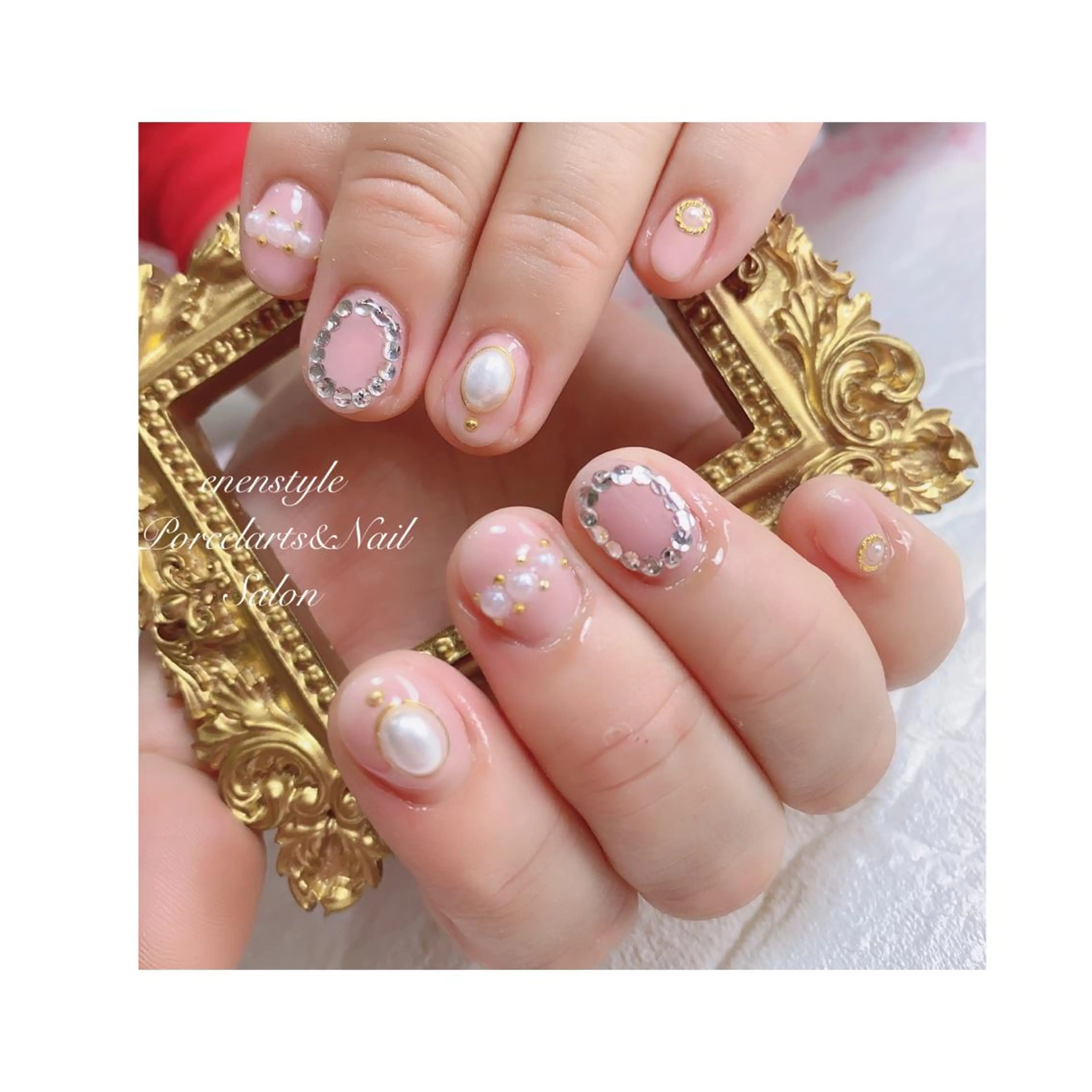 ショート ネイル ジェルネイル ニュアンスネイル オフィスネイル ワンカラーネイル パラジェル ハンドネイル 👑enen style👑のネイルデザイン