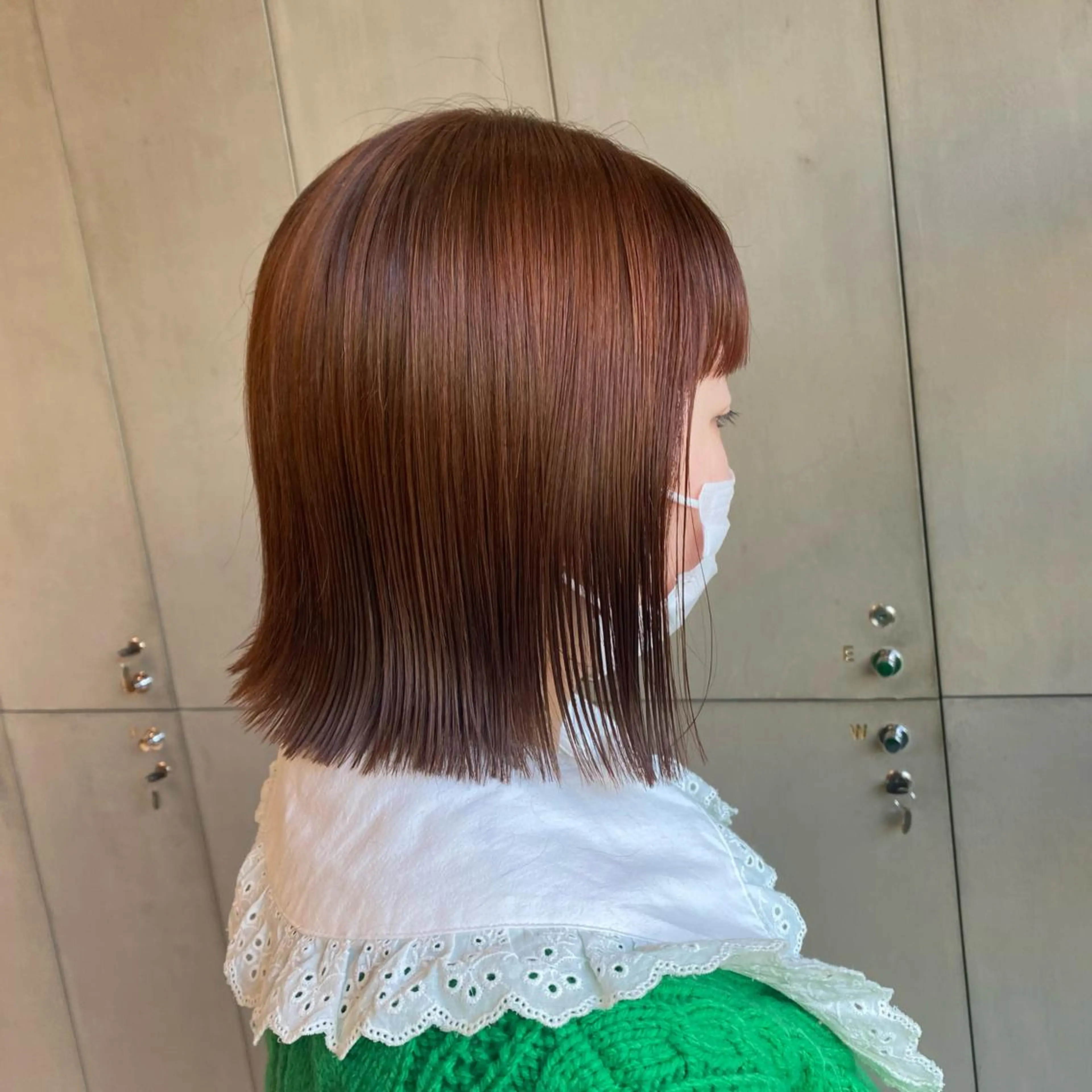 ミディアム カット ｱｵﾇﾏﾐﾕ☁️ /ボブ/ハイトーン/のヘアスタイル