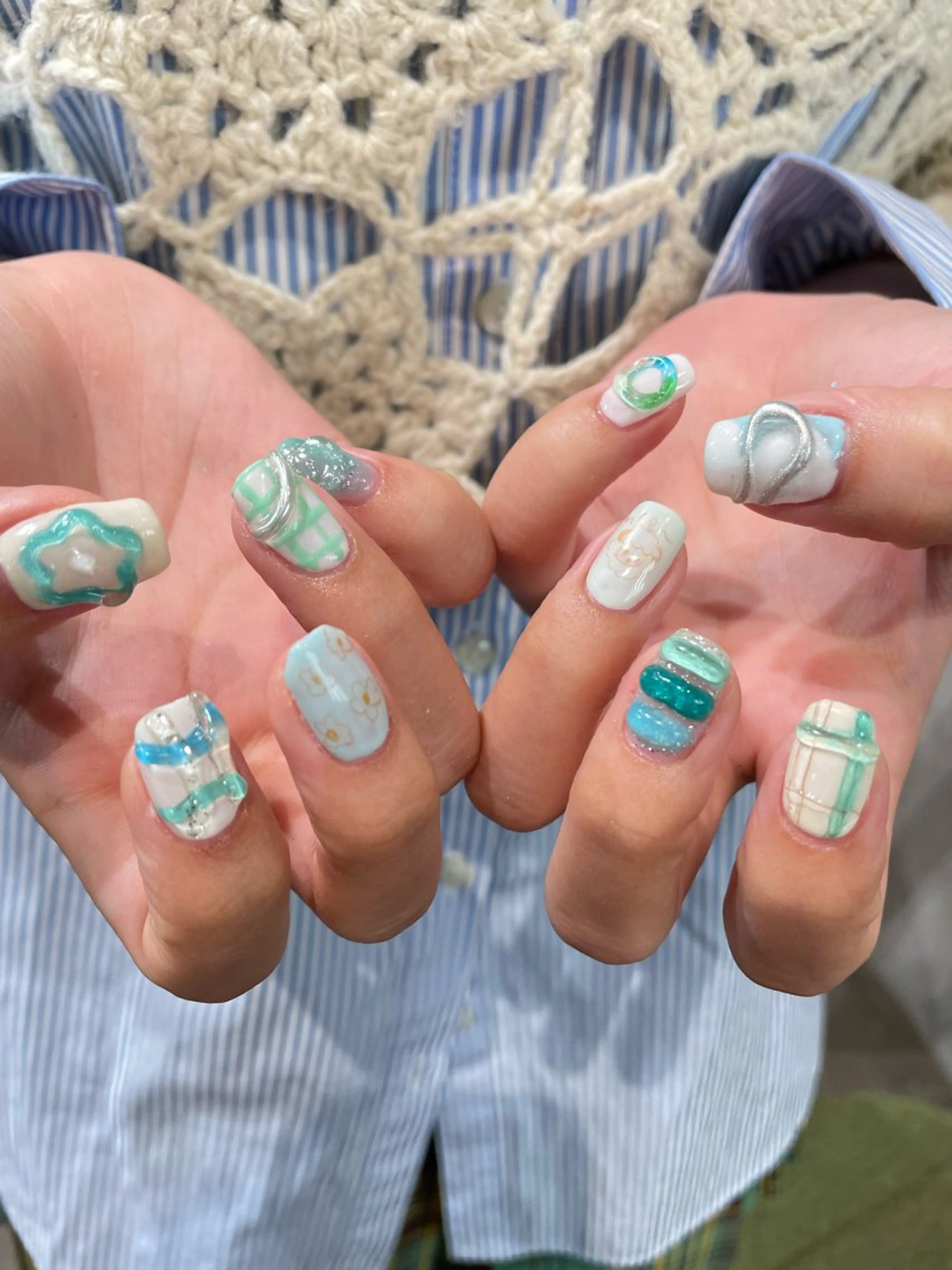 ネイル ハンドネイル ナチュラル透明感🌱 小山美樹子のヘアスタイル