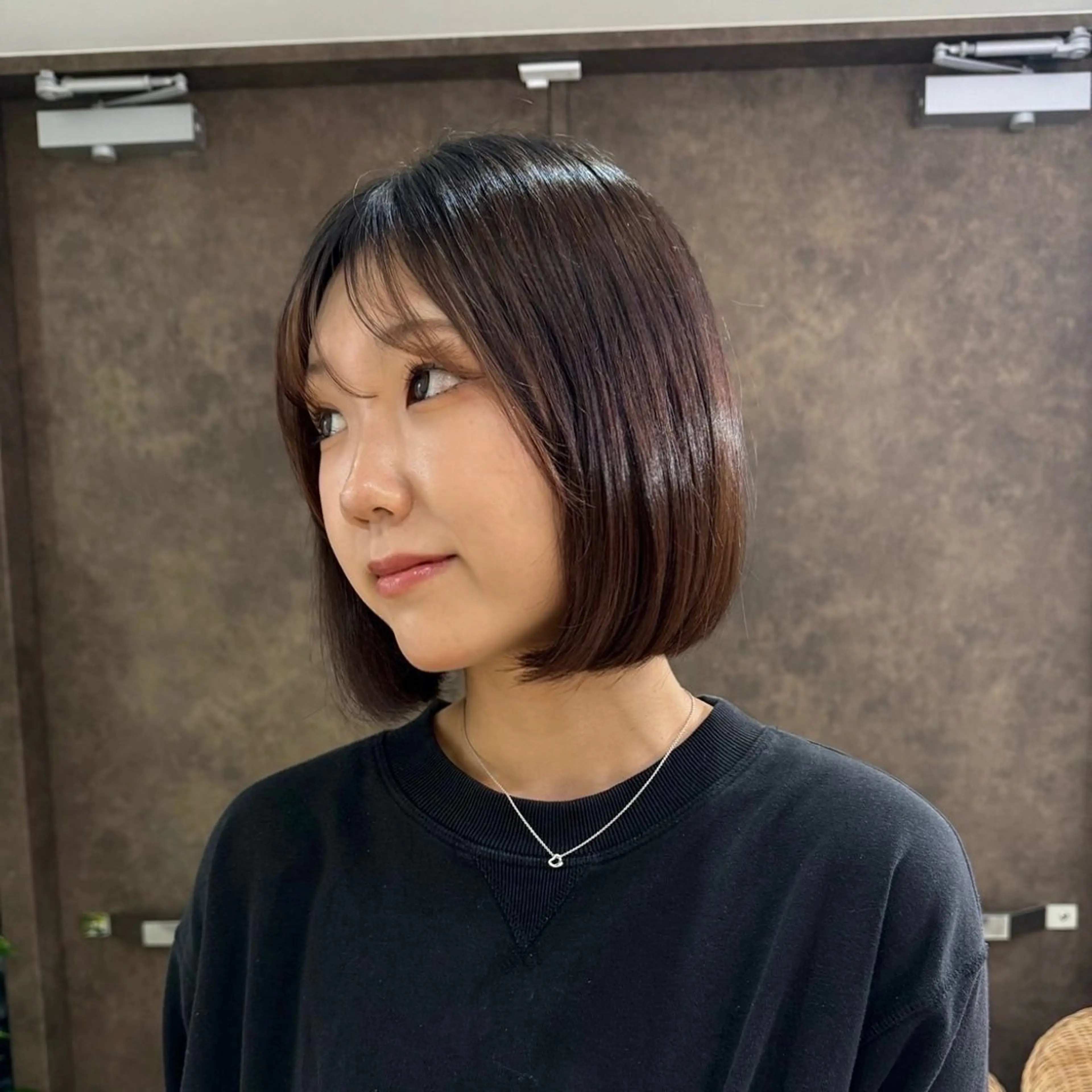 🐑✷カット ＋ 縮毛矯正   湿気や雨にも負けない最強の美髪を目指しませんか？⋆̩☂︎*̣̩の写真