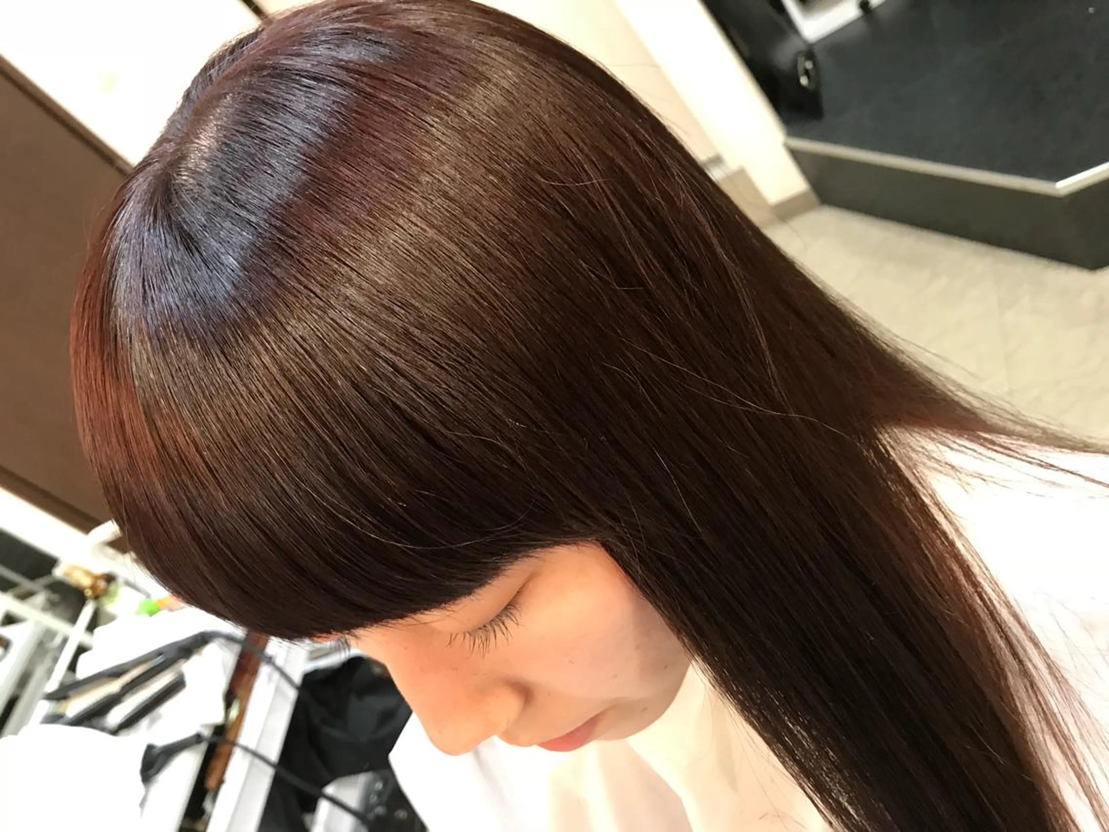 ロング カラー 渋谷宮益坂 omoのヘアスタイル