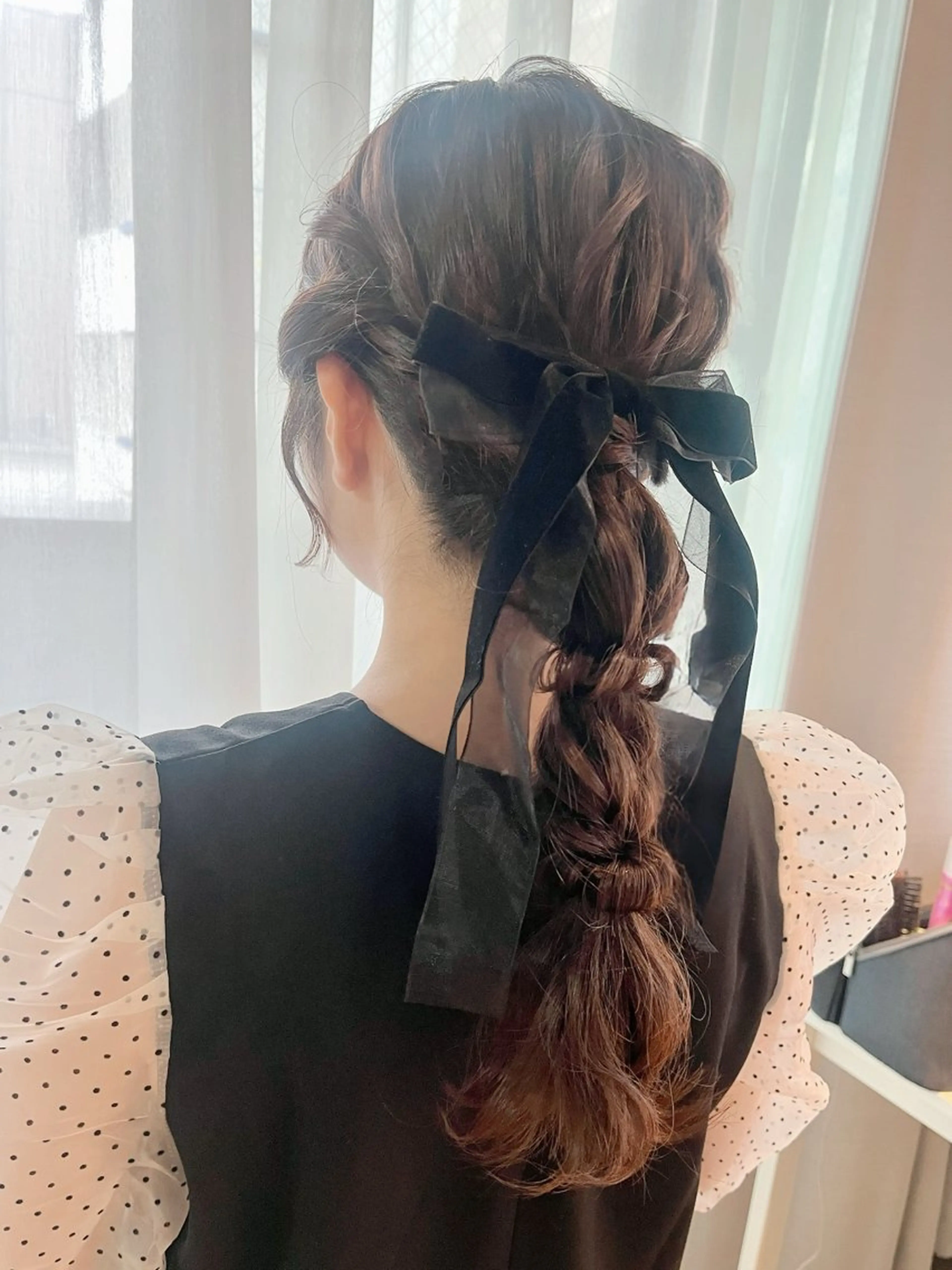 セミロング 卒業式のヘアスタイル ヘアセット HAMAMOTO MADOKAの眉毛・アイブロウイメージ