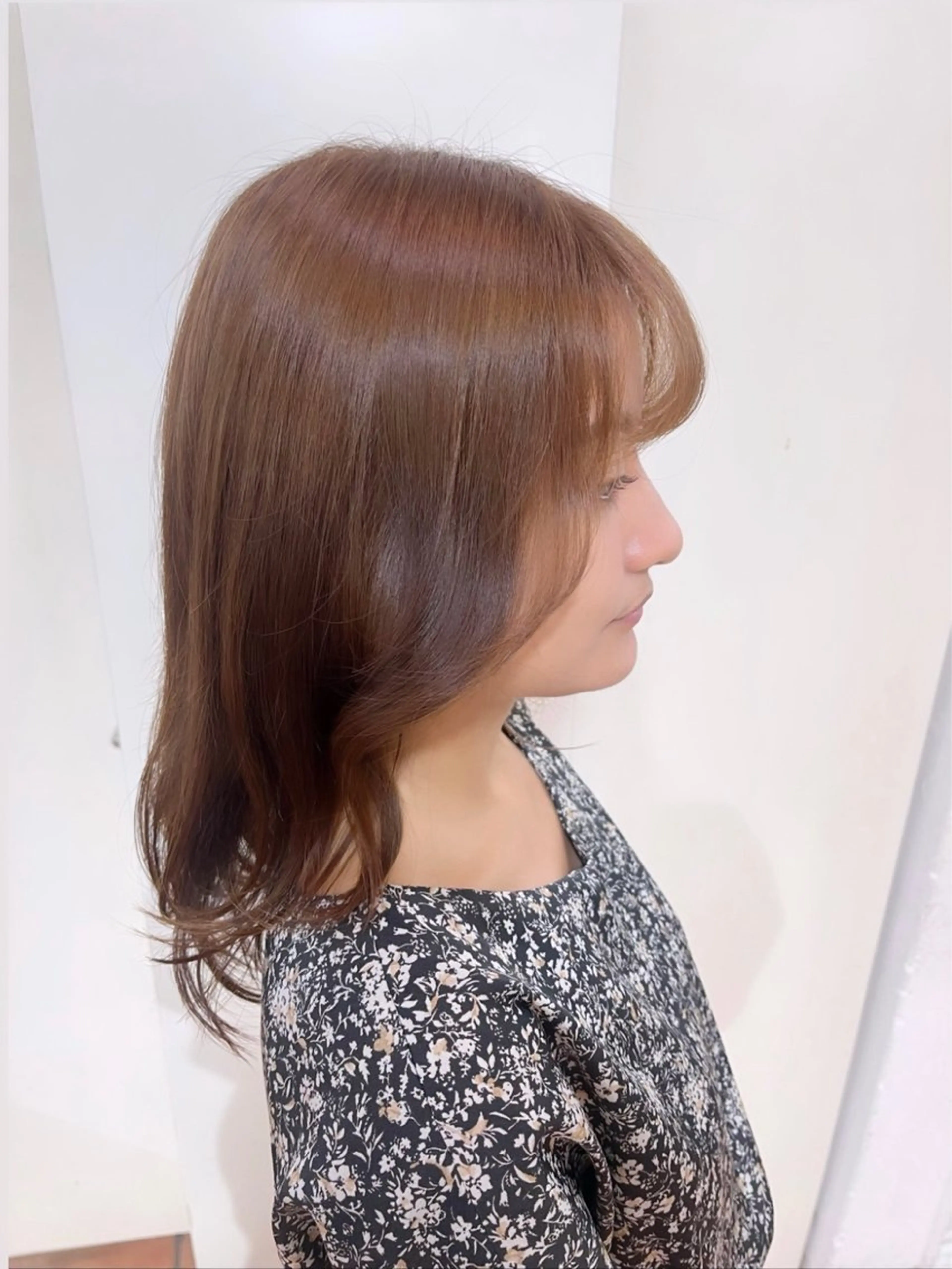 カラー ベージュカラー 🎀艶カラー/ヘアメ しおり🎀のヘアスタイル