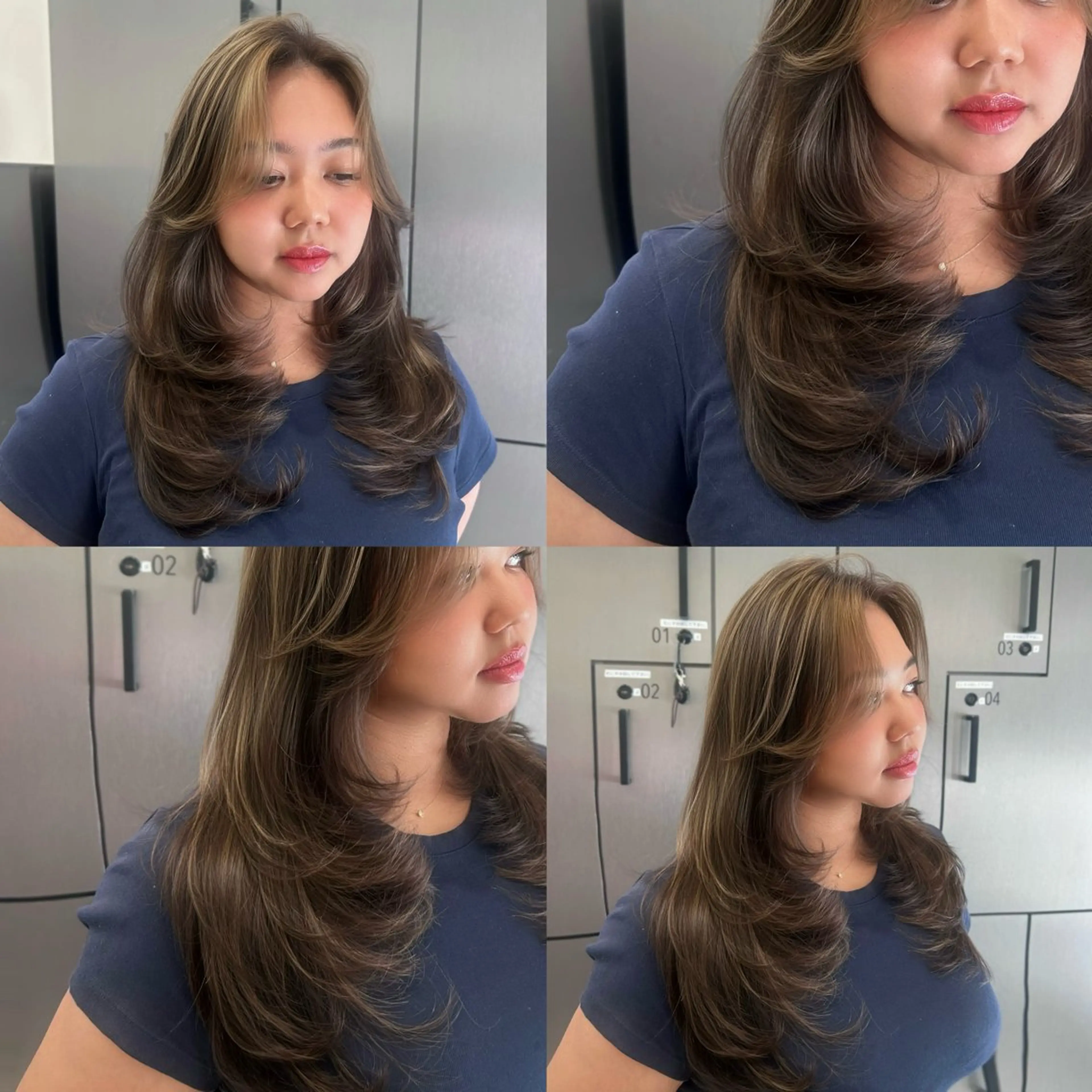 ロング ハイライト レイヤーカット カット ヘアカラー 大人レイヤー/艶美髪 🇺🇸TOMONAのヘアスタイル