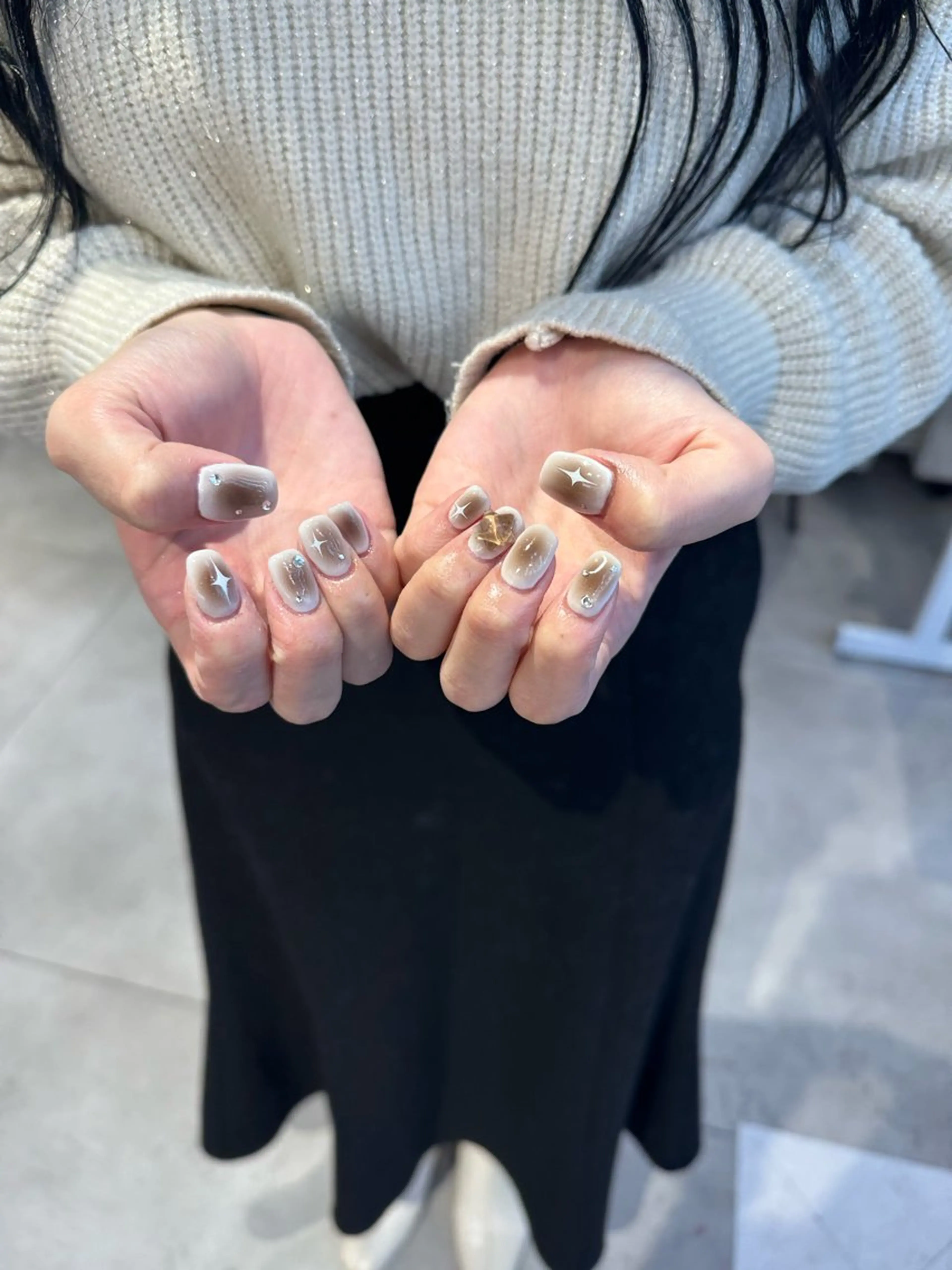 ネイル ハイトーン特化 pepe🎀のヘアスタイル