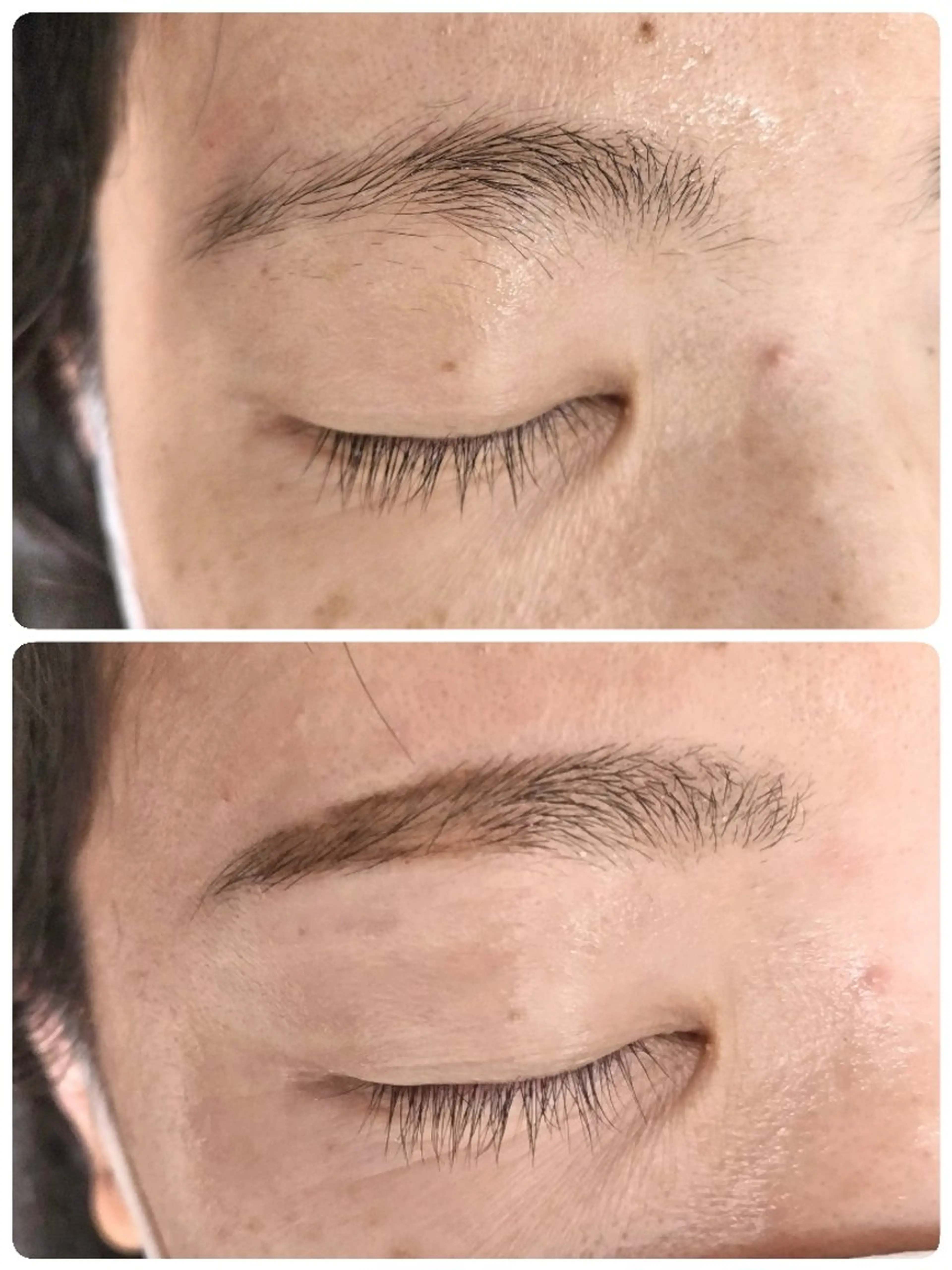 アイブロウ 眉毛ワックス脱毛 松下 奈津子のマツエク・マツパデザイン