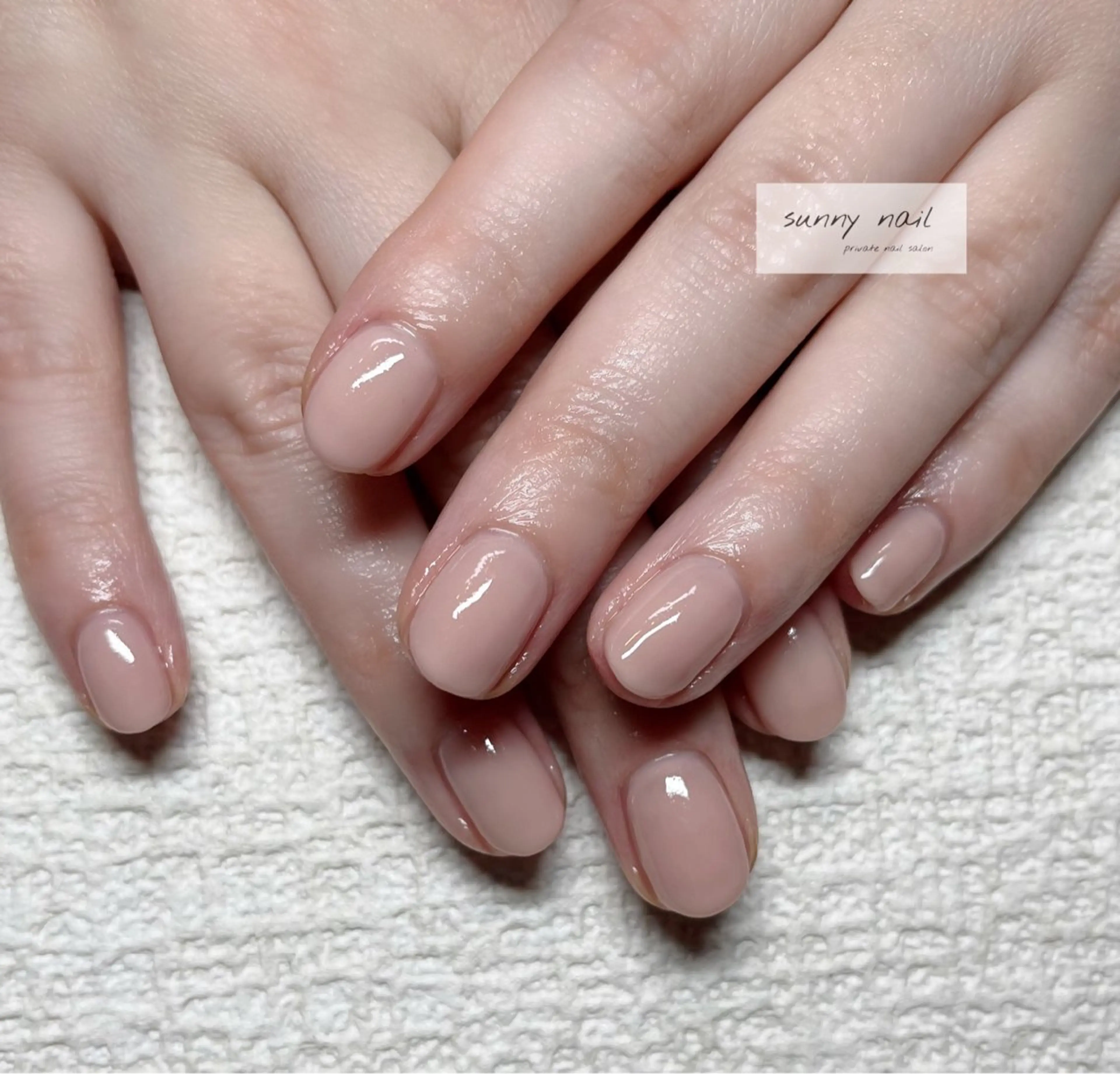 ネイル ワンカラーネイル ピンク sunny nailのネイルデザイン